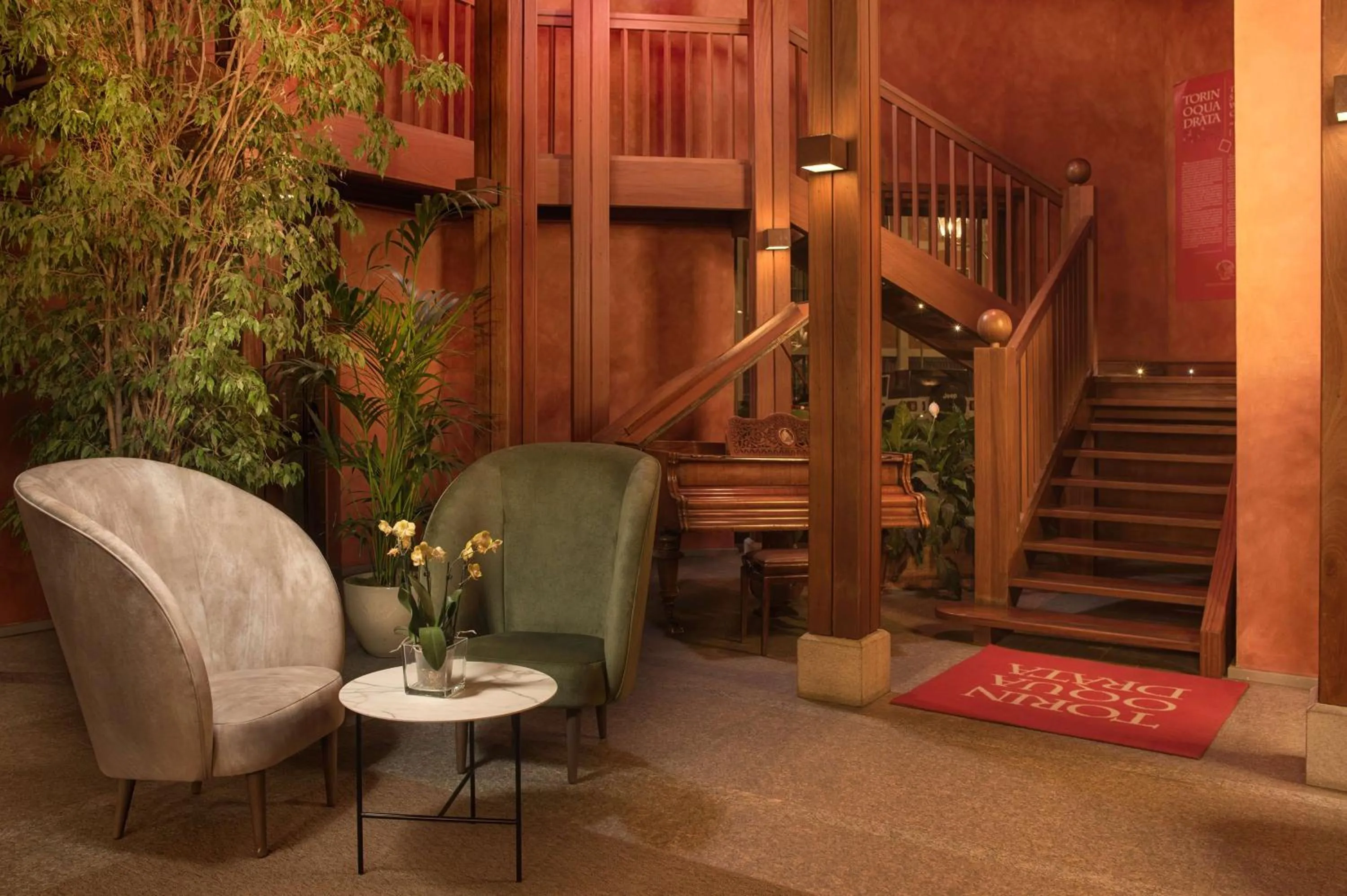 Lobby or reception in NH Collection Torino Santo Stefano