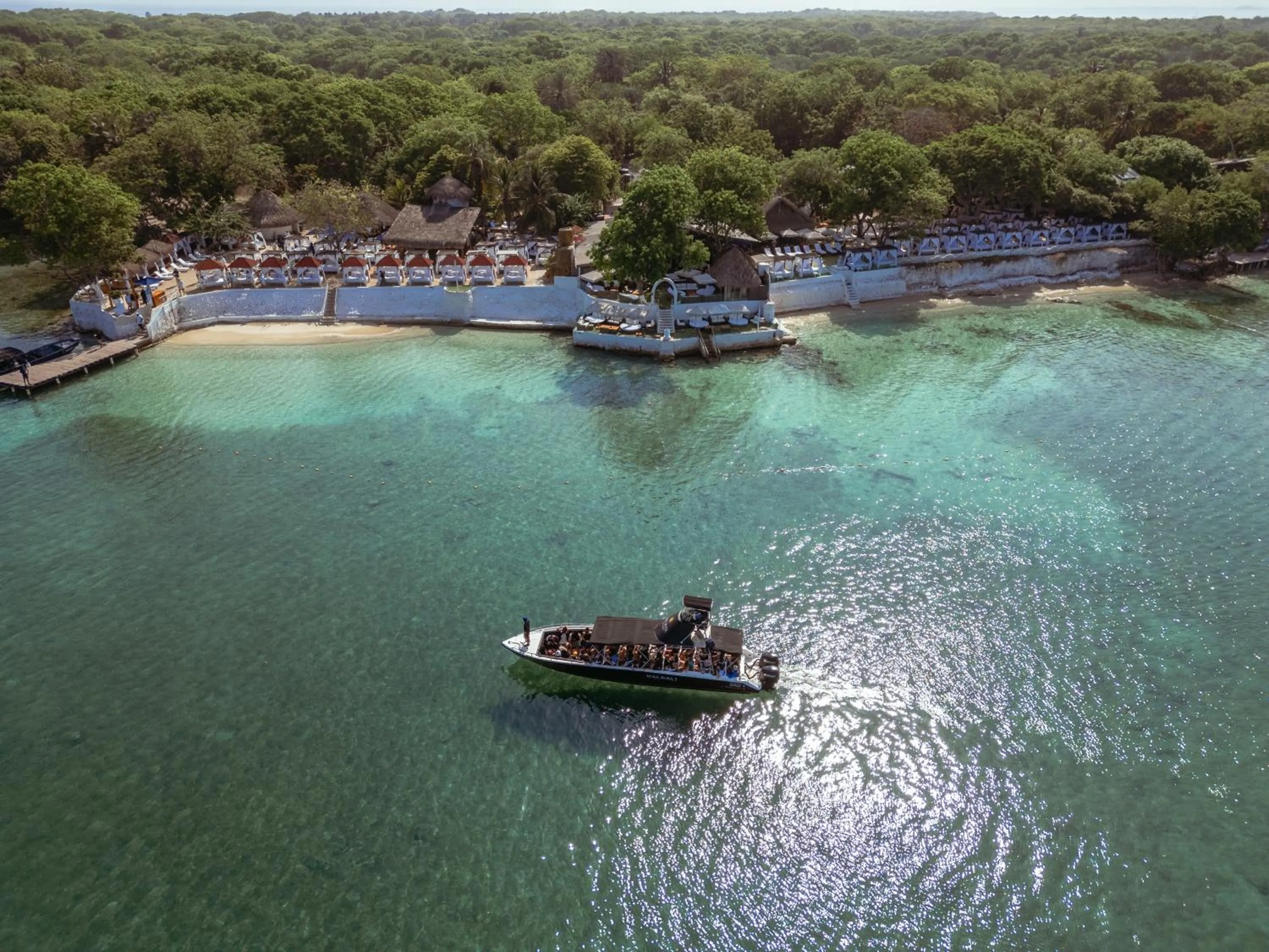 Natural landscape in Bora Bora Cartagena
