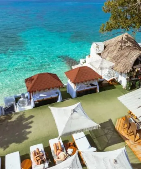 Natural landscape in Bora Bora Cartagena