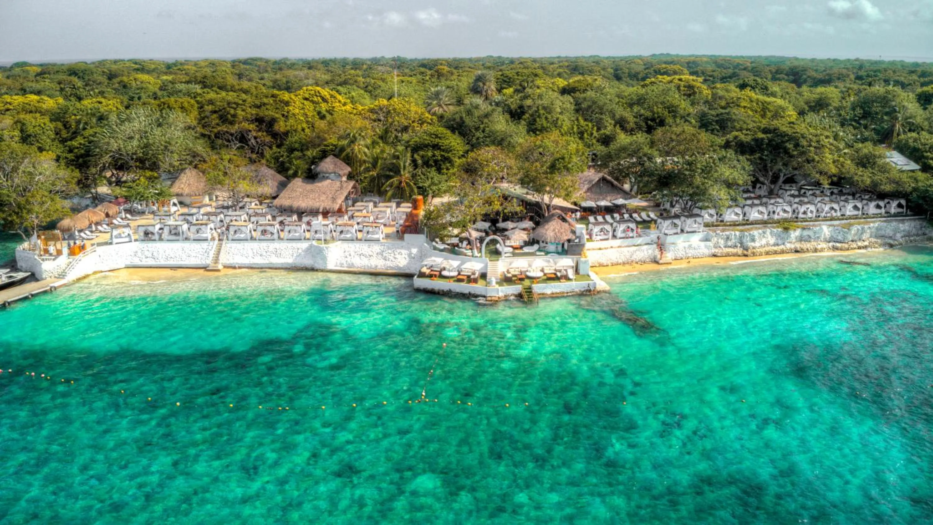 Natural landscape in Bora Bora Cartagena