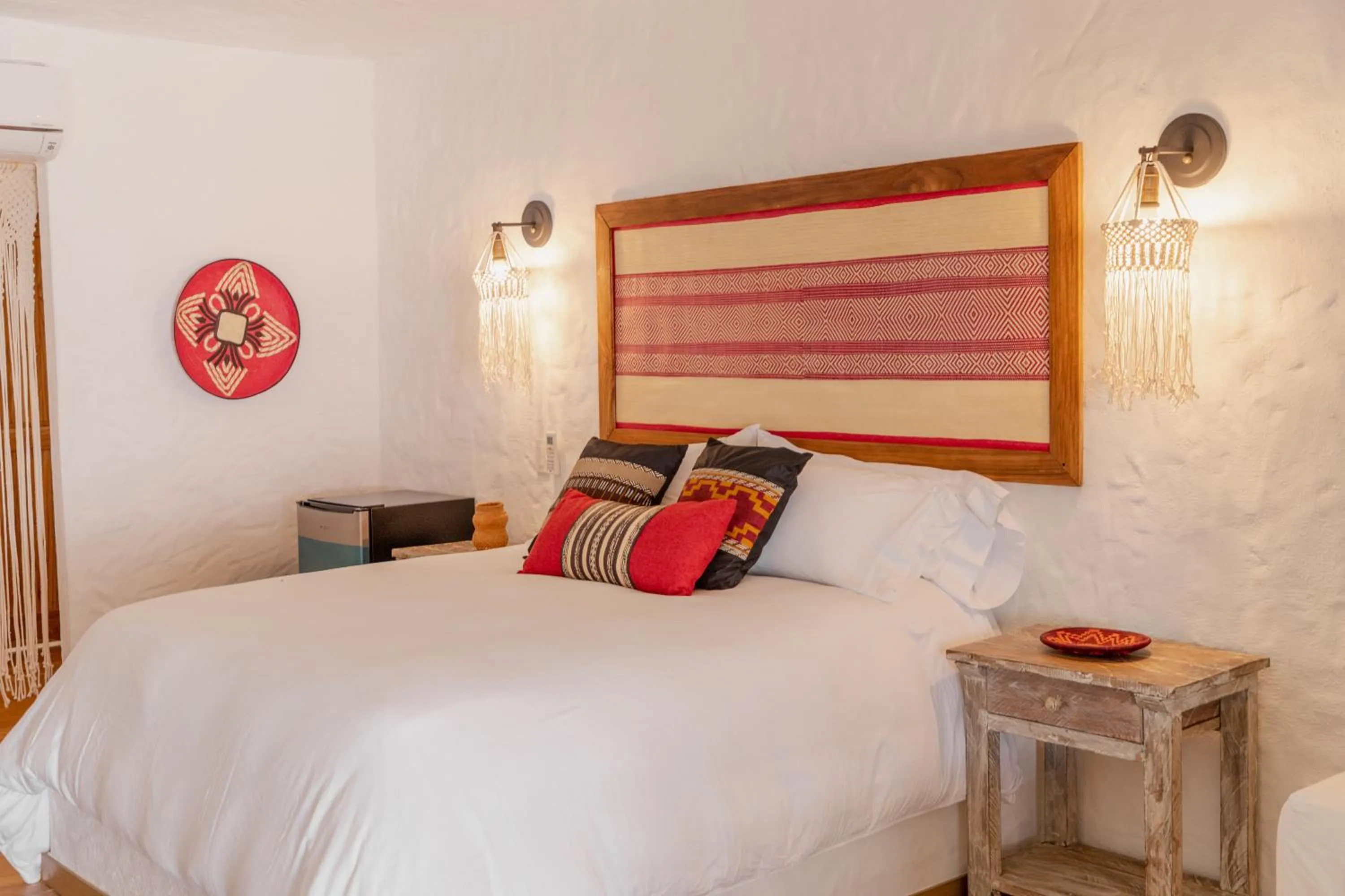 Decorative detail, Bed in Bora Bora Cartagena