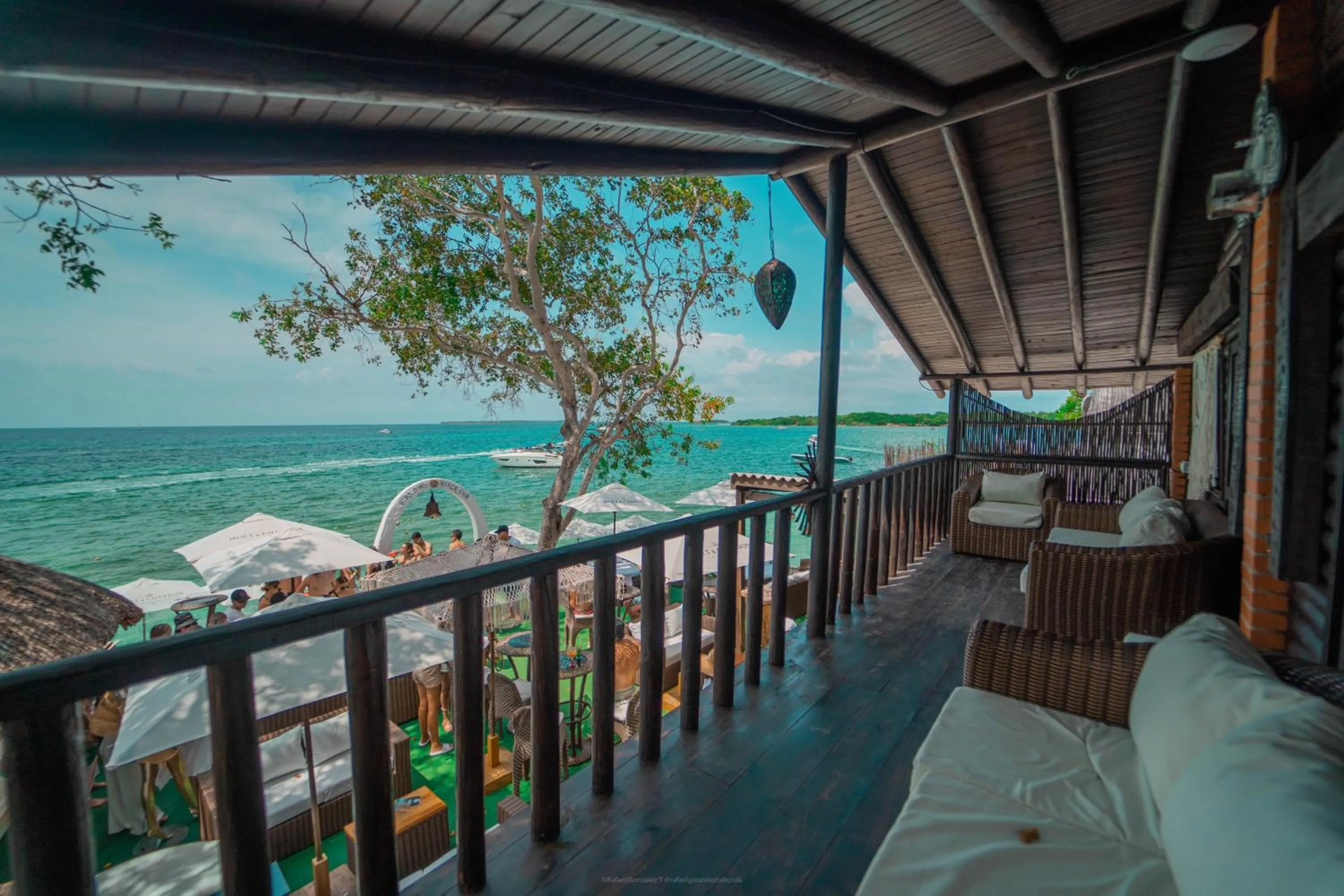 Natural landscape in Bora Bora Cartagena