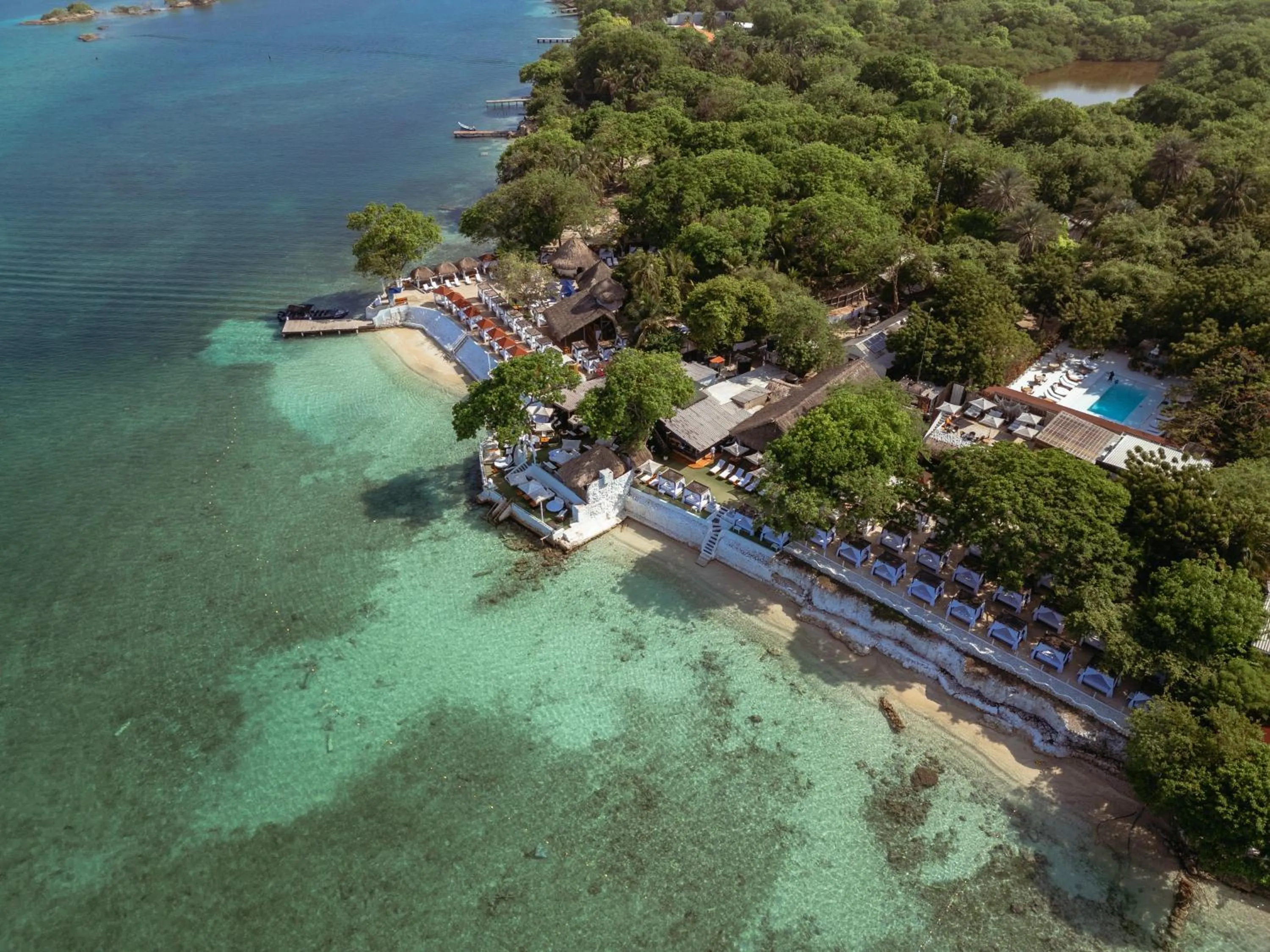 Natural landscape in Bora Bora Cartagena