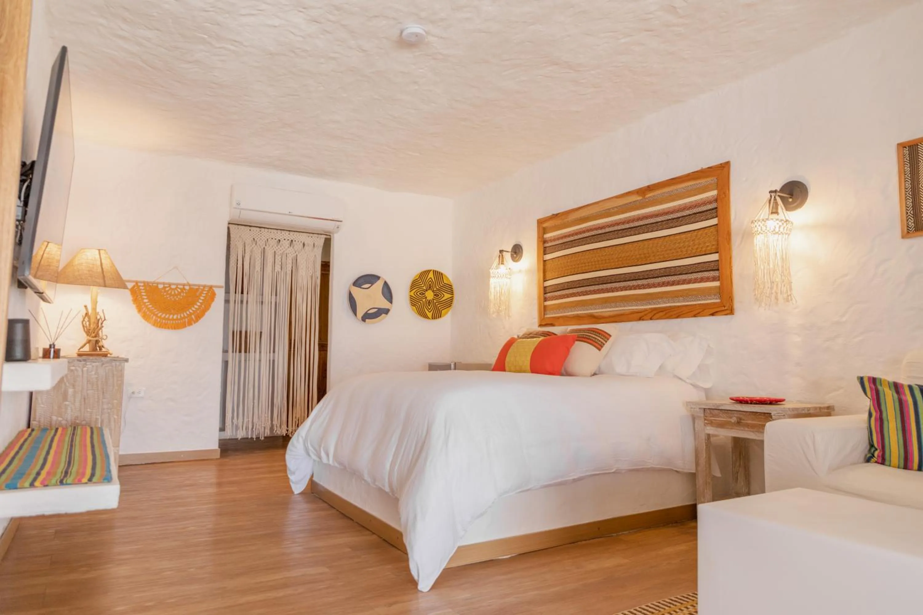 Decorative detail, Bed in Bora Bora Cartagena