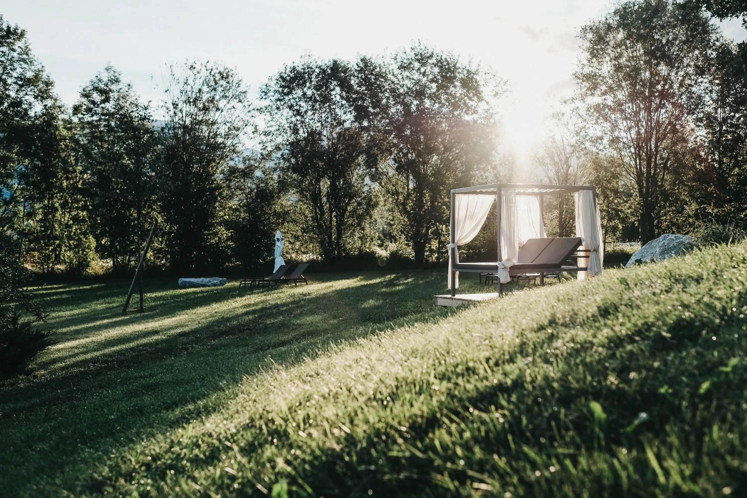 Garden in Hotel Rudolf