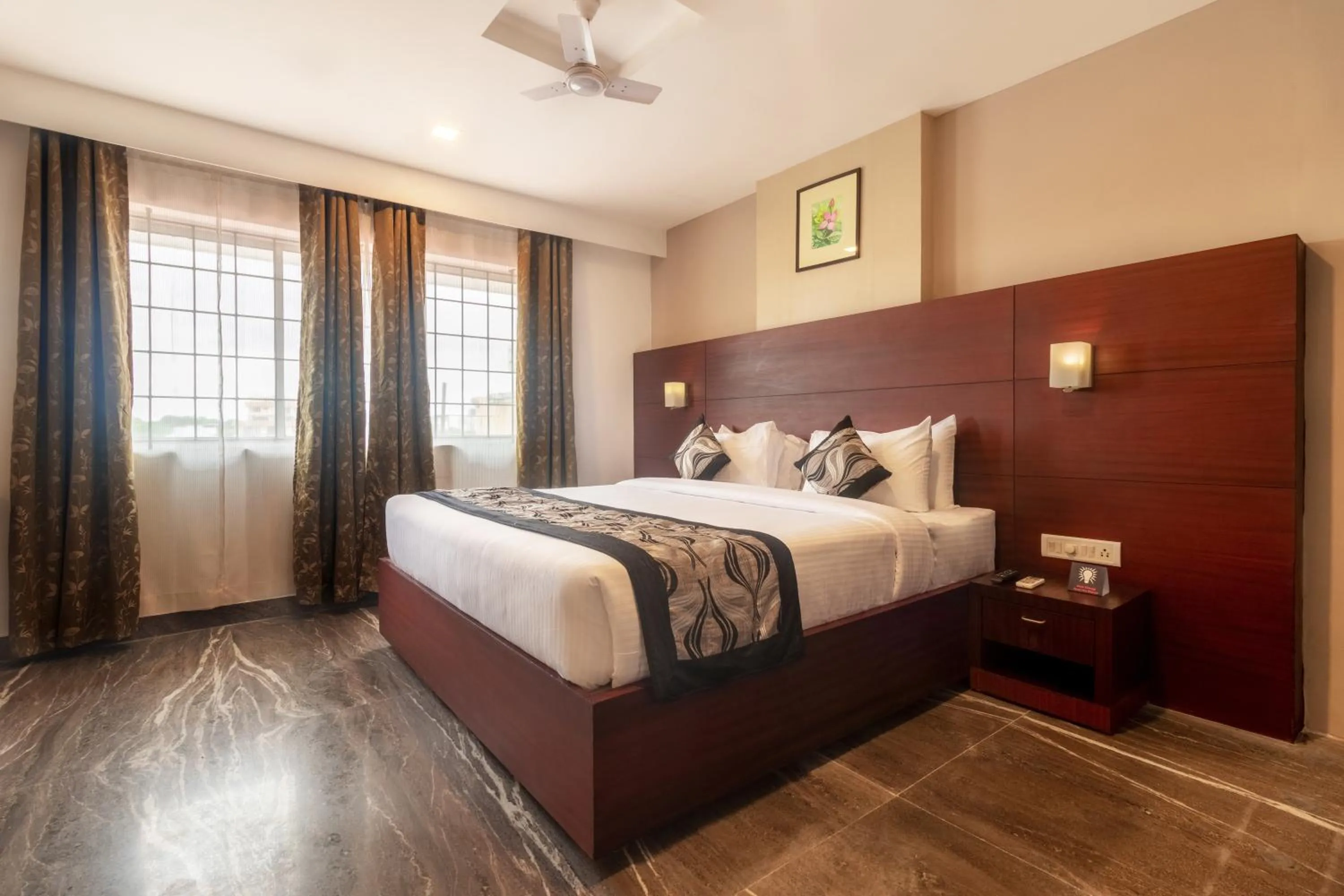 View (from property/room), Bed in Zip By Spree Hotels Mangala Towers Thrissur