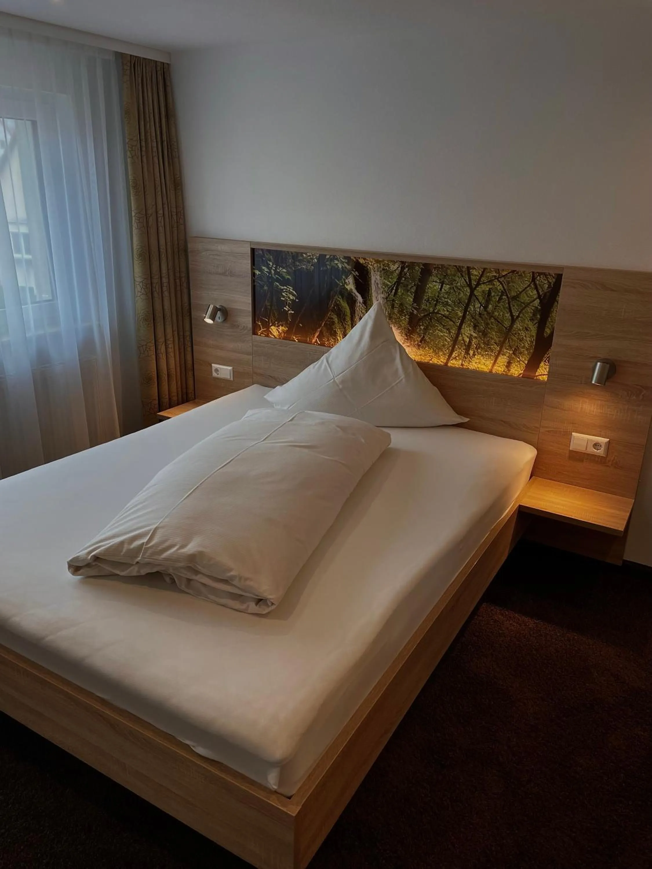 Bed in Gasthof Lamm Grabenstetten