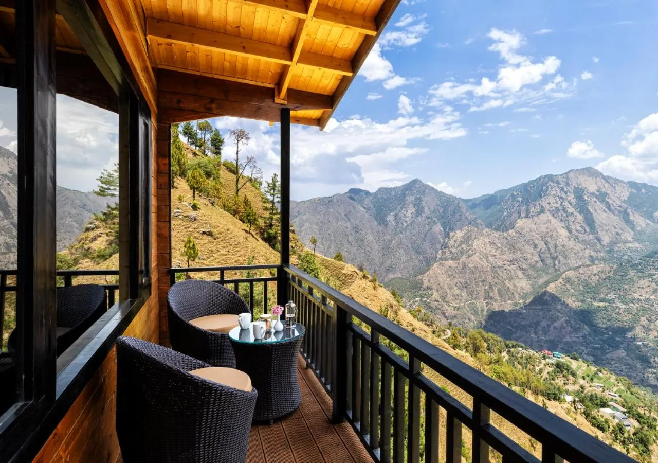 Balcony/Terrace in juSTa Cliffend Resort & Spa, Mashobra