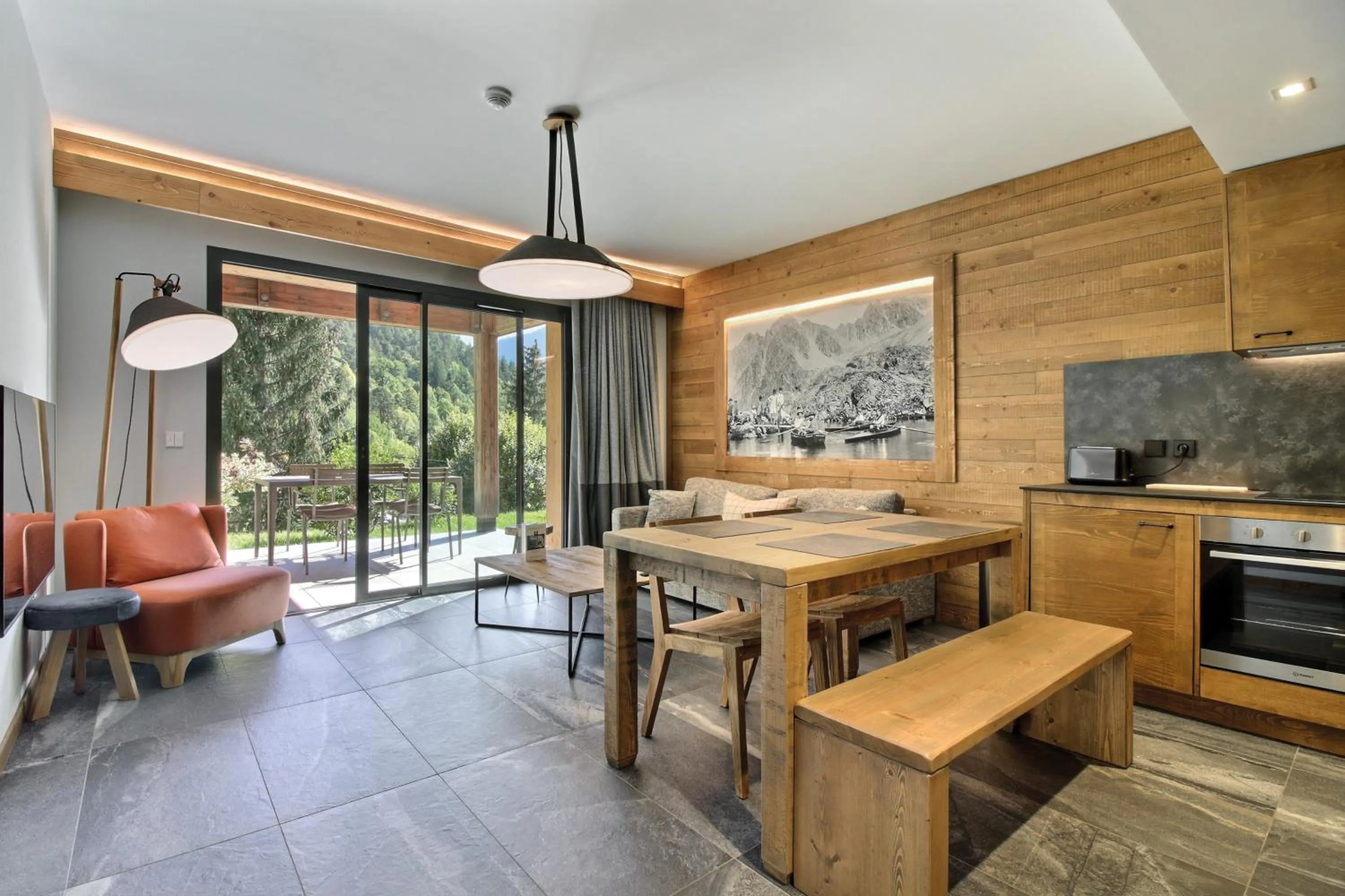 Seating area in Pure Montagne Resort & Spa