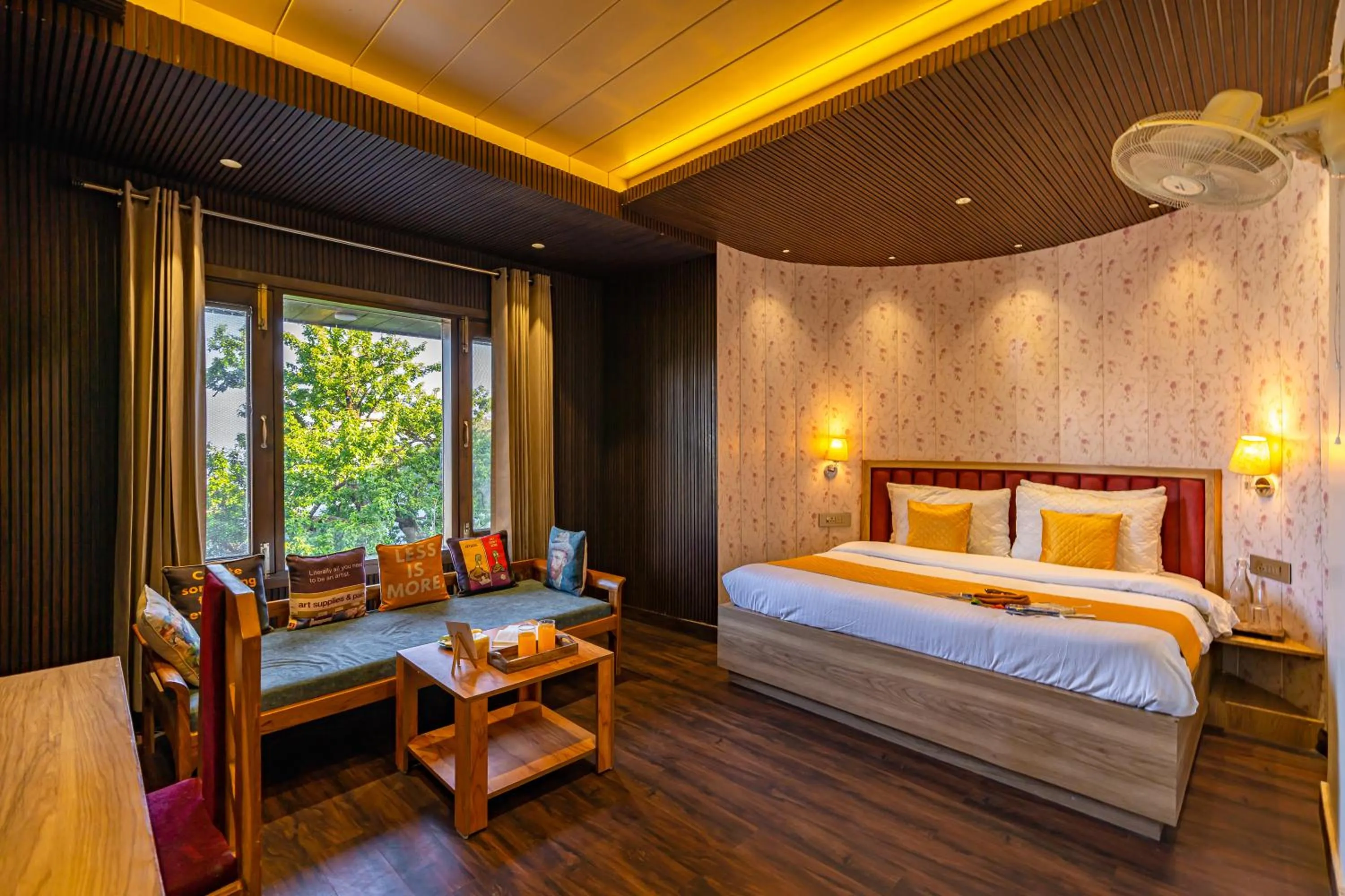 Bed in The Social Stays Mussoorie