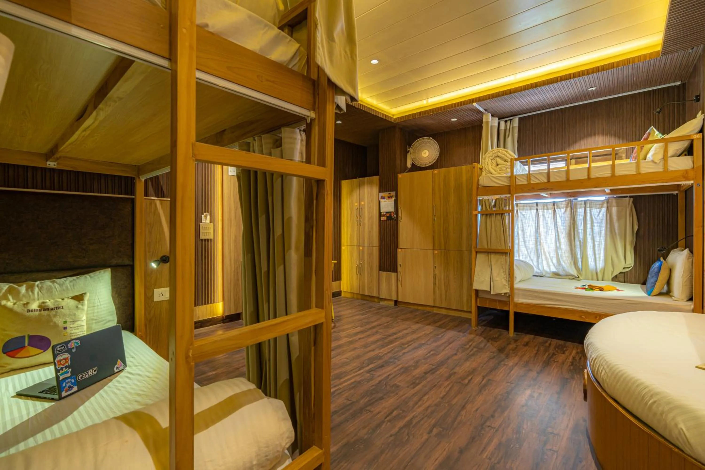 Bed in The Social Stays Mussoorie