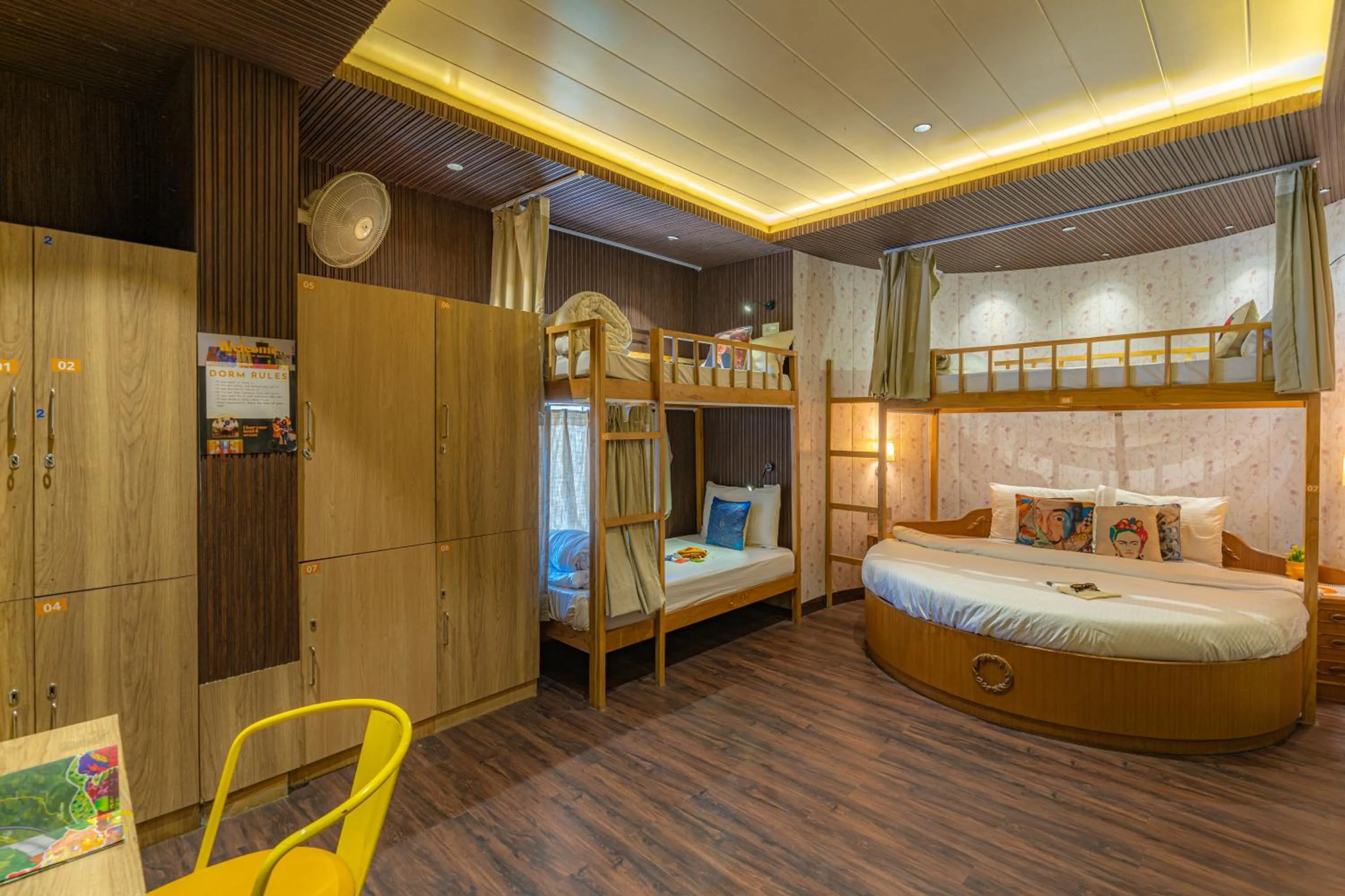 Bed in The Social Stays Mussoorie