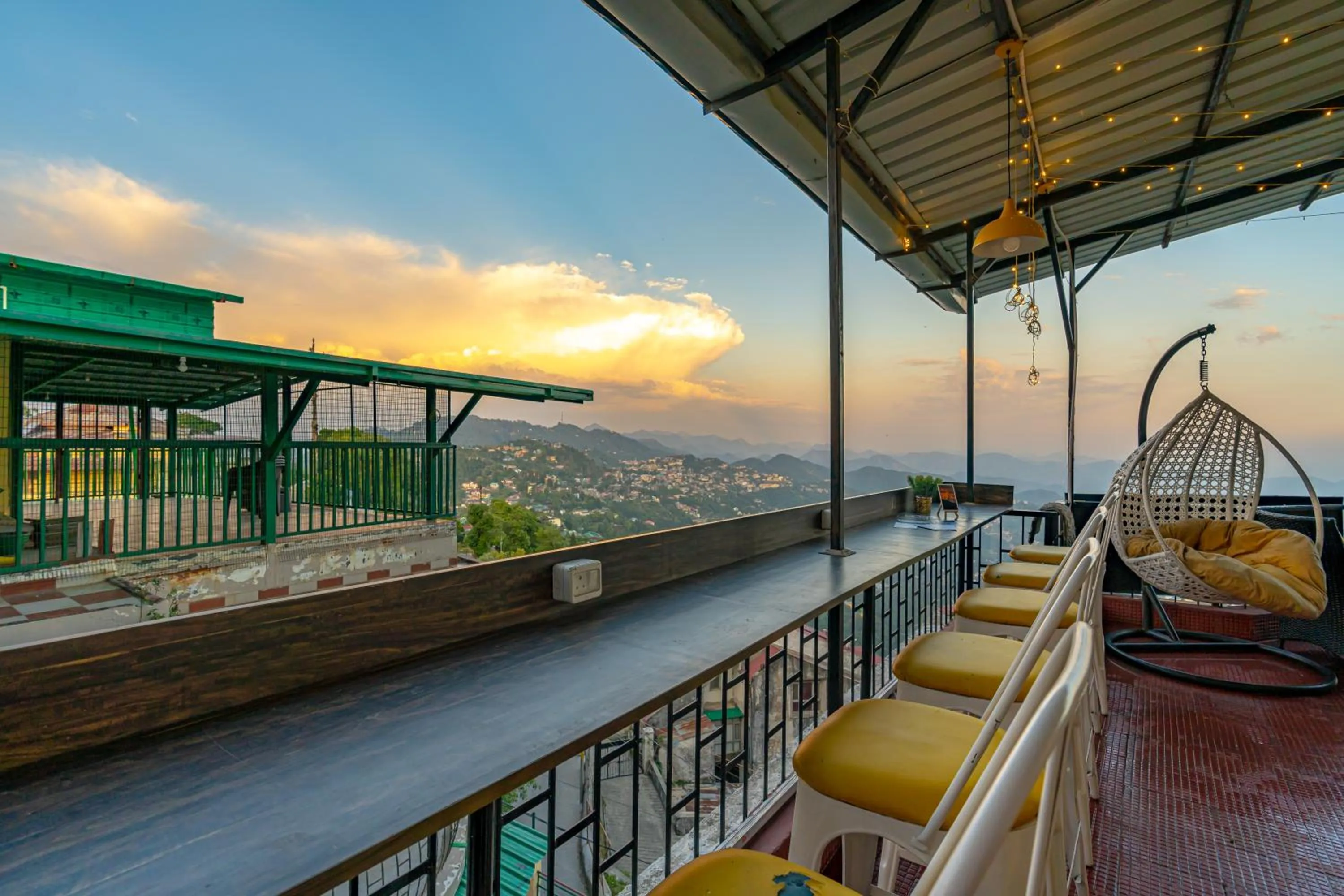 Patio in The Social Stays Mussoorie