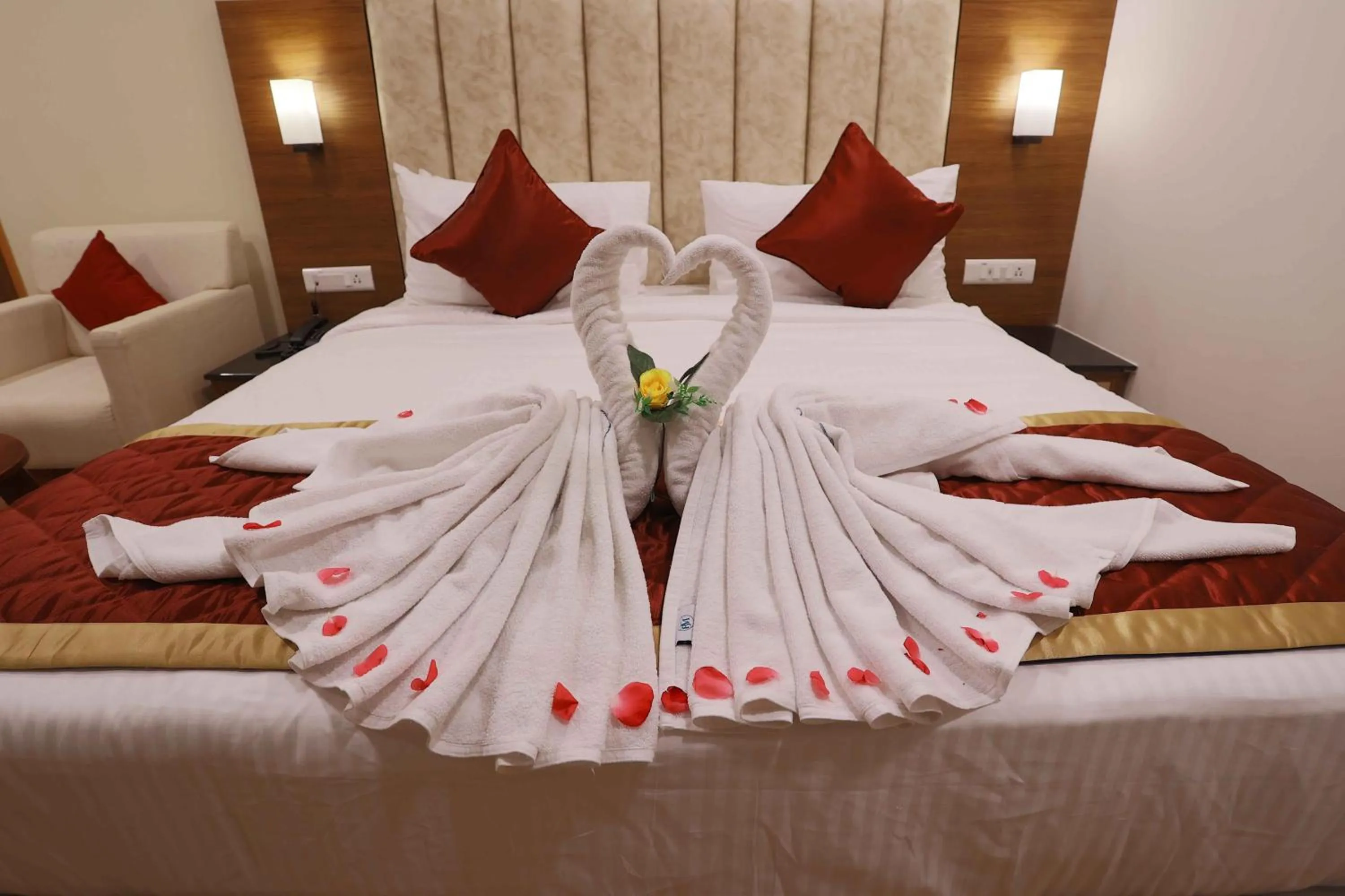 Bed in HOTEL BLUEMOON