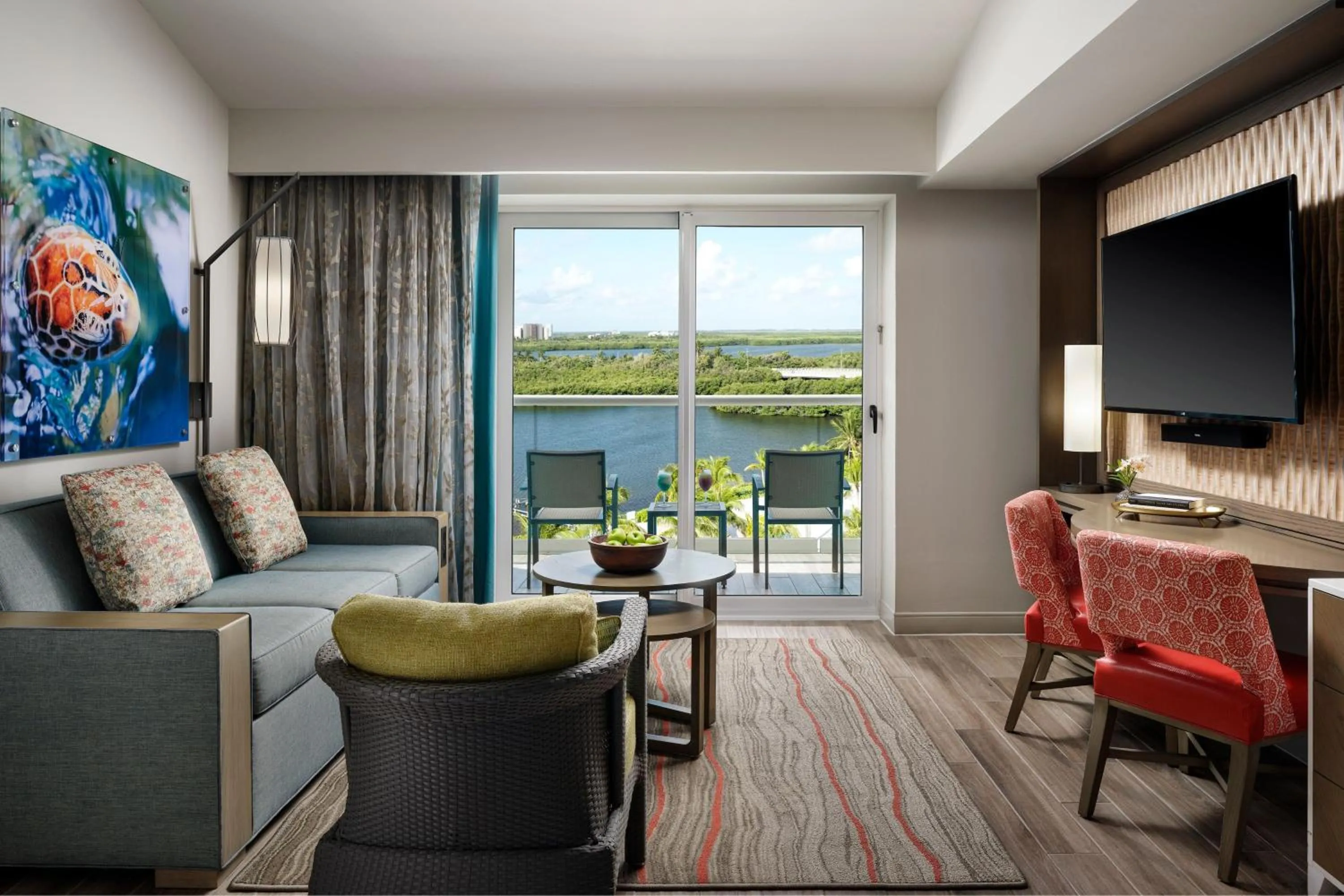 Living room in The Westin Cancun Resort Villas & Spa