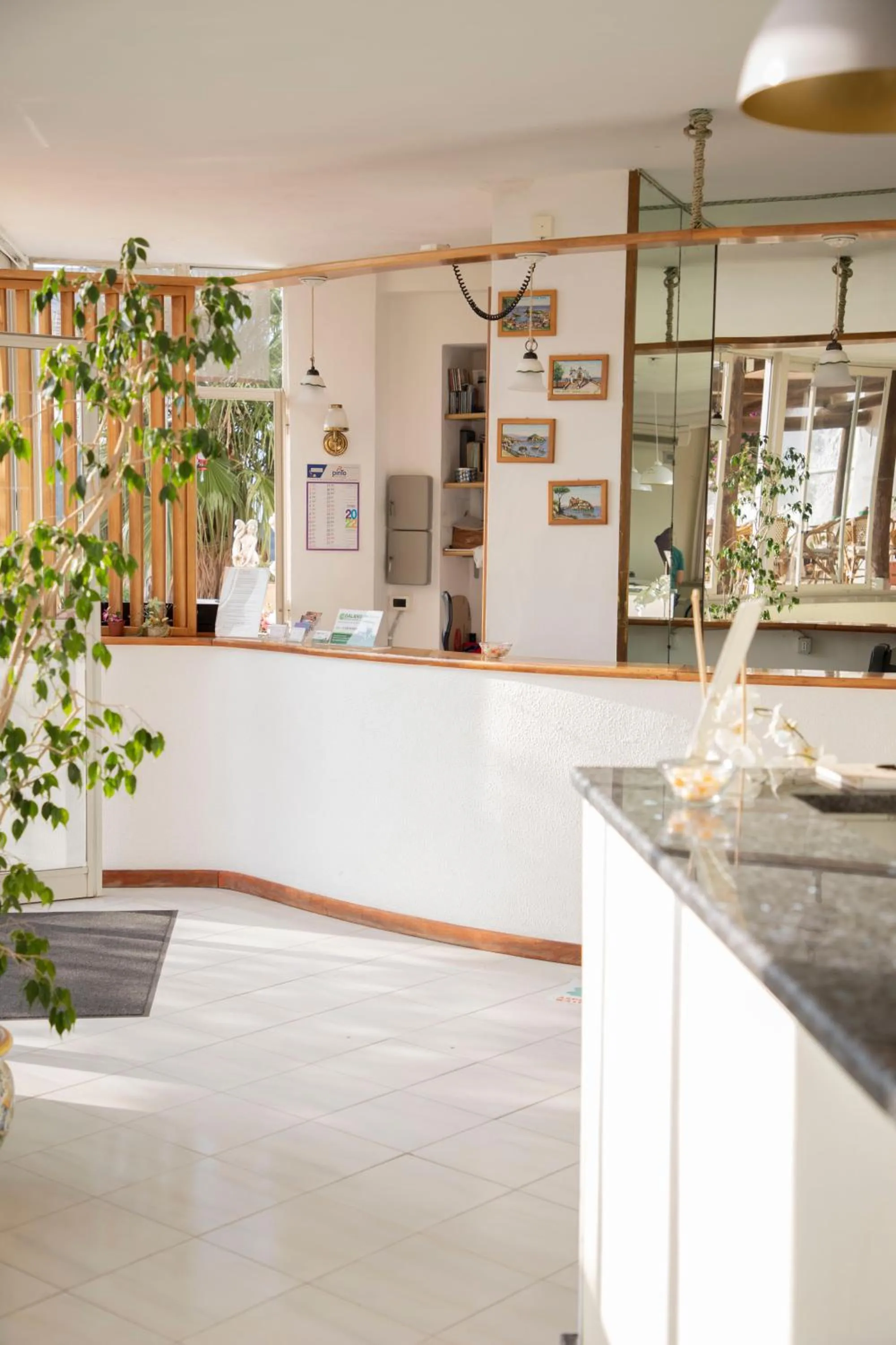 Lobby or reception in Hotel Loreley