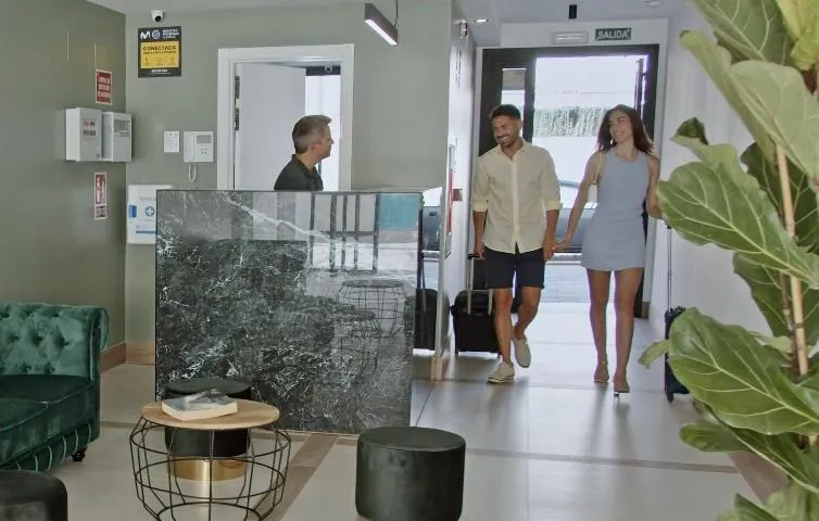 Lobby or reception in Caleyro Boutique Apartments - "Parking incluido"