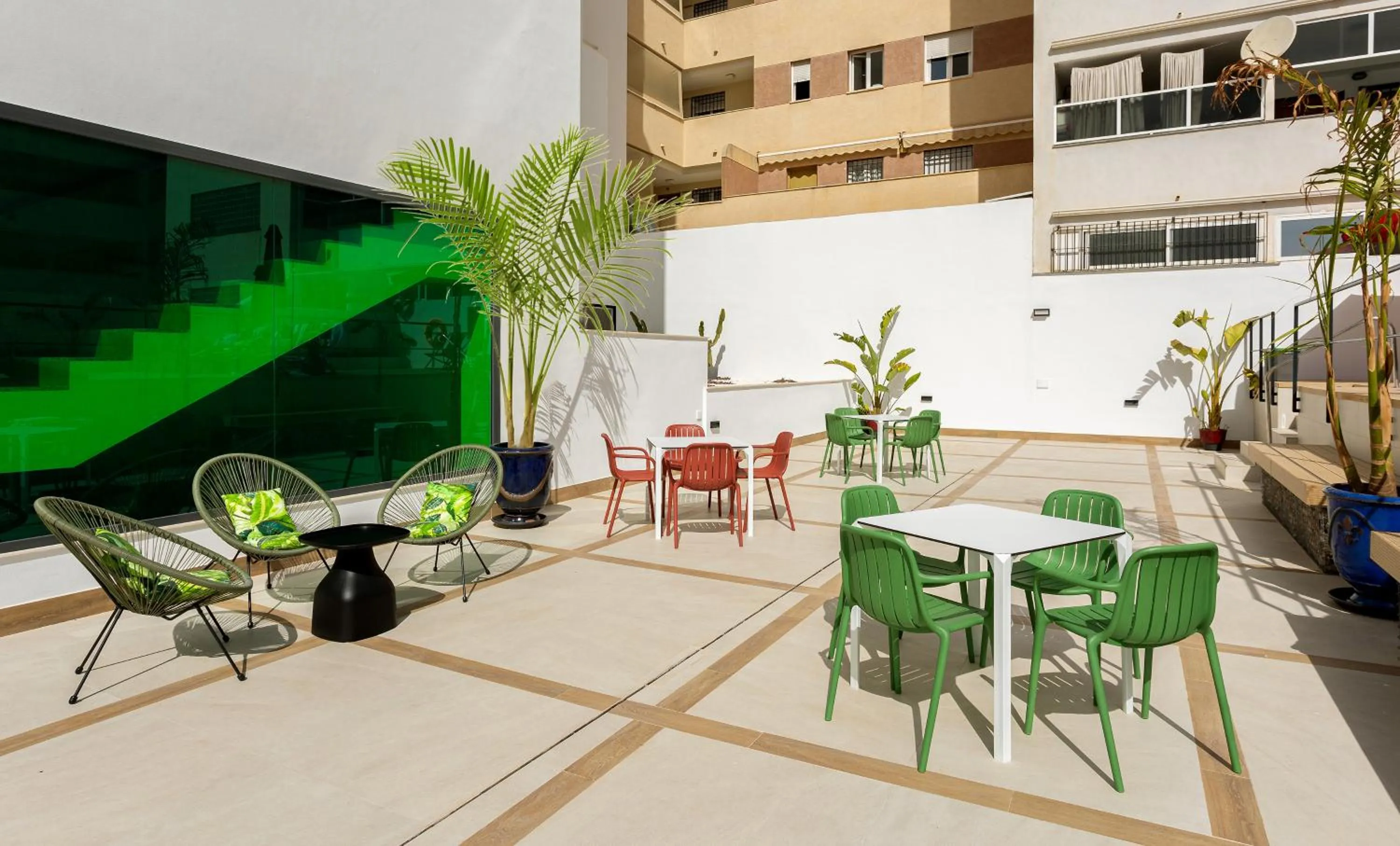 Patio in Caleyro Boutique Apartments - "Parking incluido"