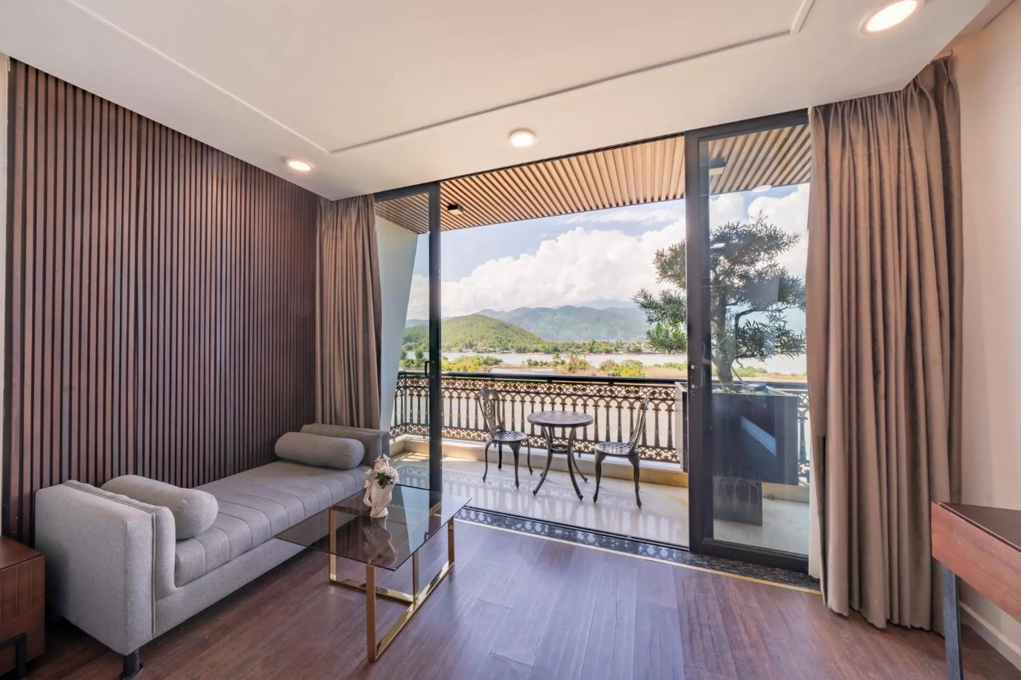 Patio in Cami Riverside Resort Da Nang