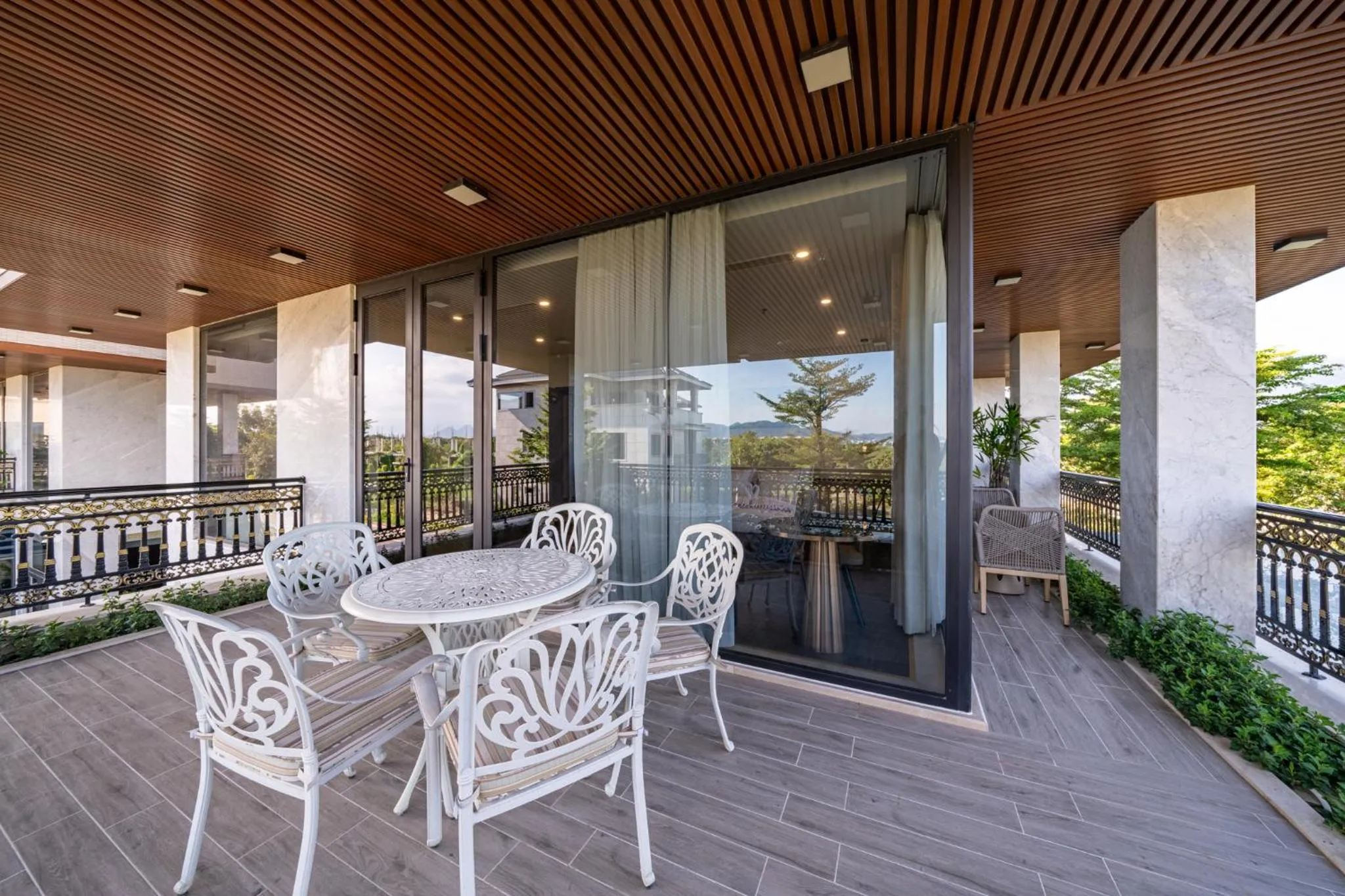 Balcony/Terrace in Cami Riverside Resort Da Nang