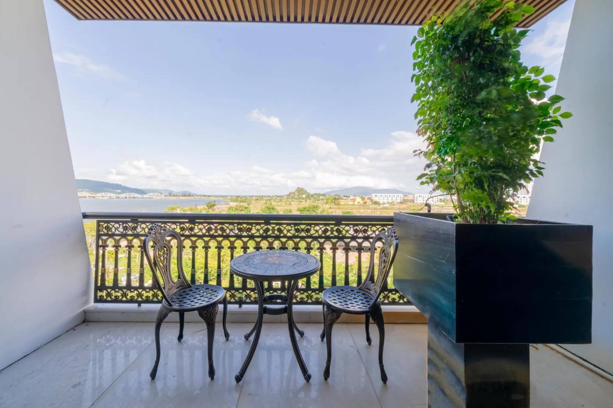 Patio in Cami Riverside Resort Da Nang