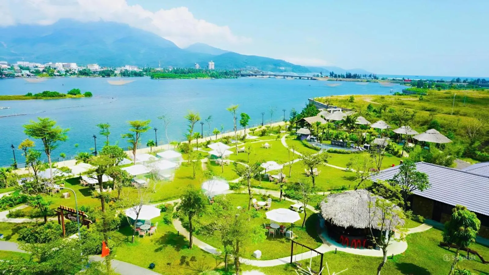 Natural landscape in Cami Riverside Resort Da Nang