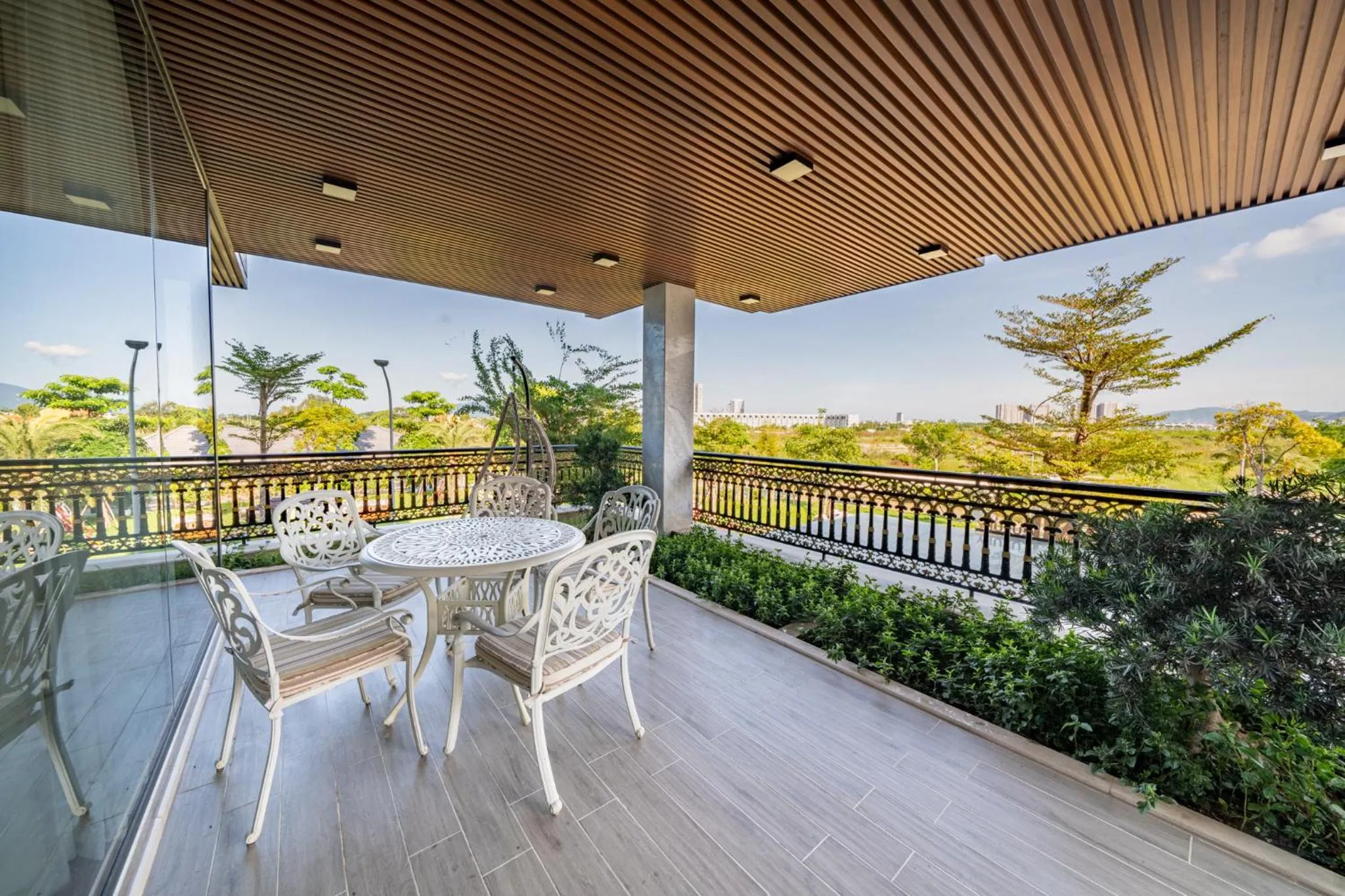 Balcony/Terrace in Cami Riverside Resort Da Nang