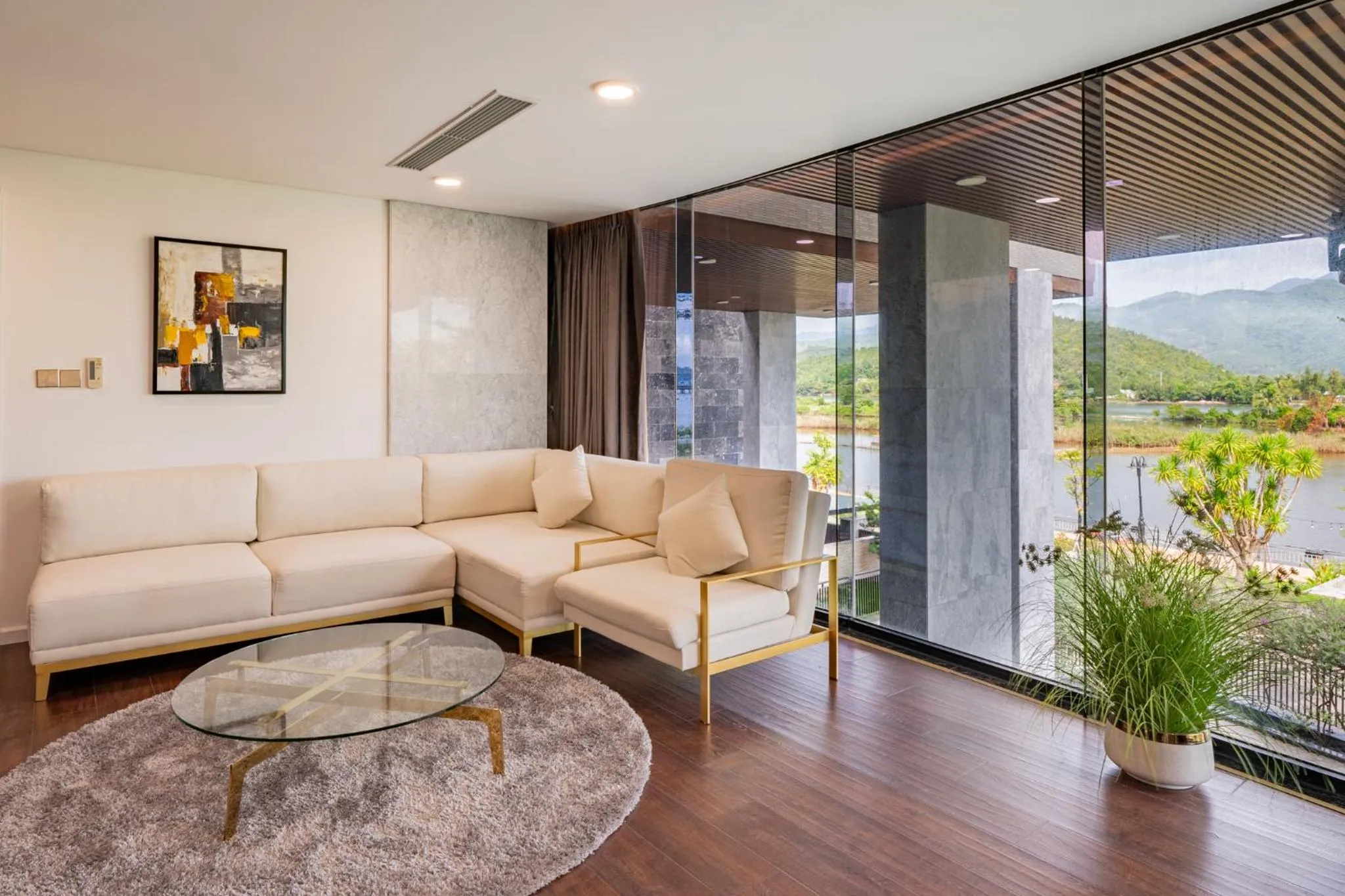 Living room in Cami Riverside Resort Da Nang