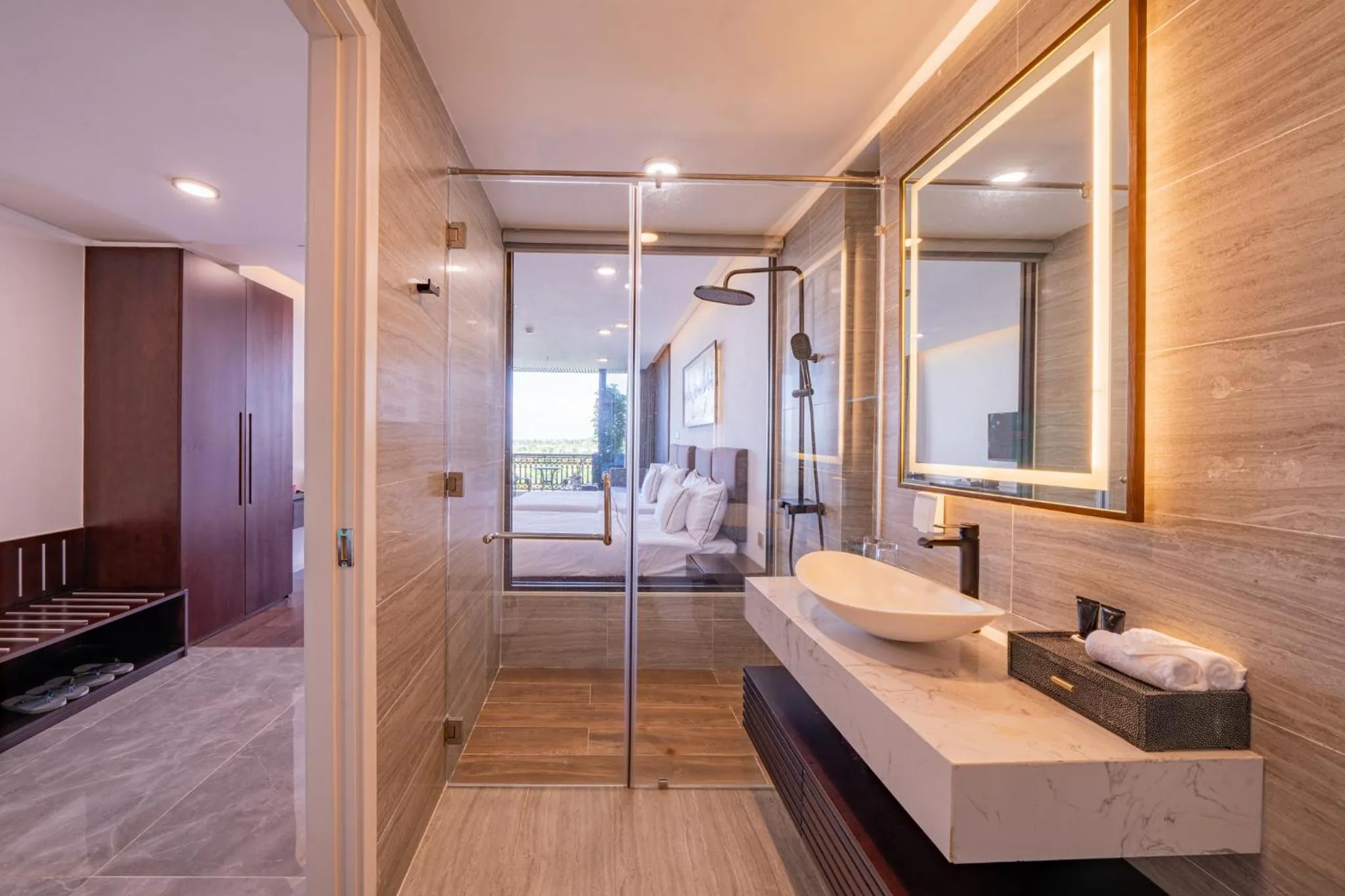 Bathroom in Cami Riverside Resort Da Nang