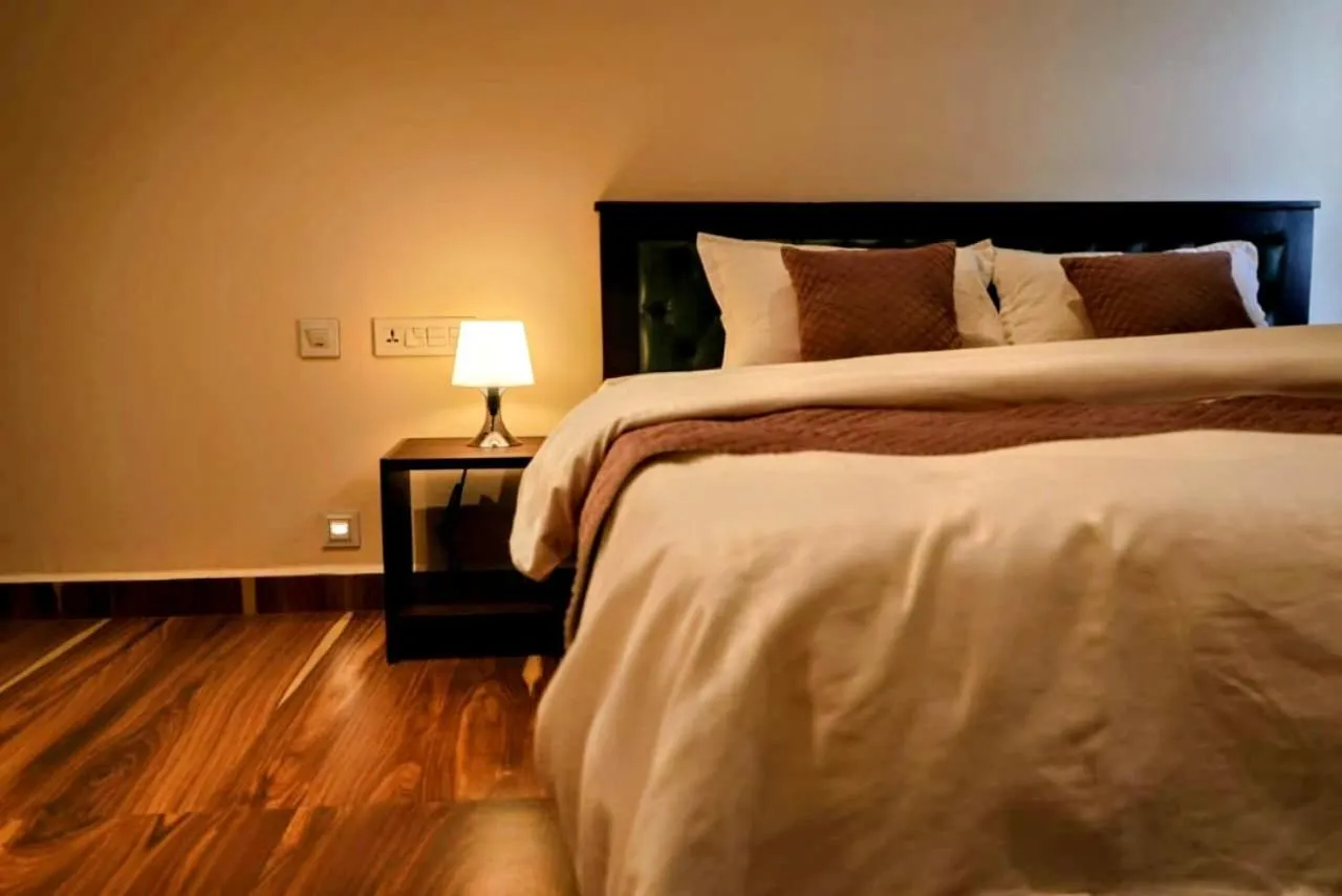 Bed in Coastal Pearl Home Stay, Private Rooms & Villas Murudeshwar