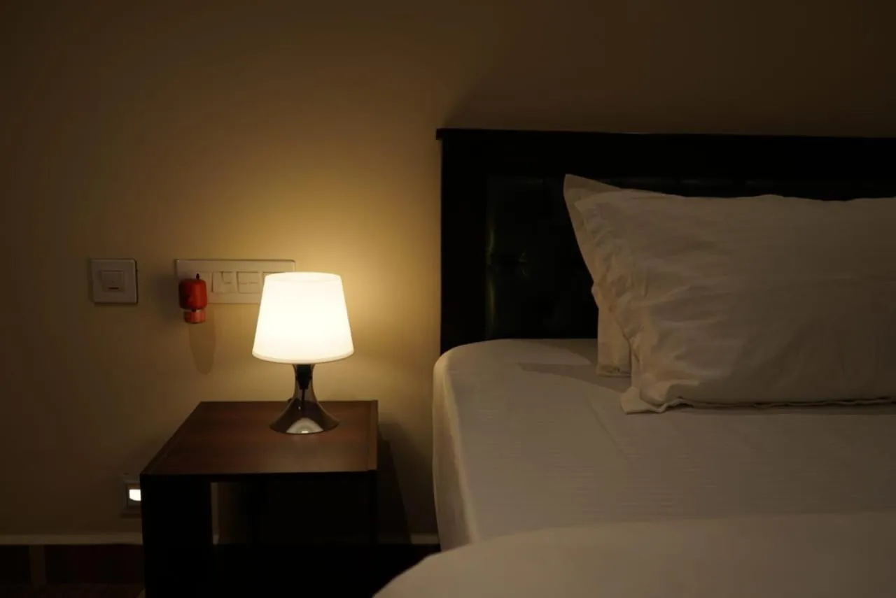 Bed in Coastal Pearl Home Stay, Private Rooms & Villas Murudeshwar