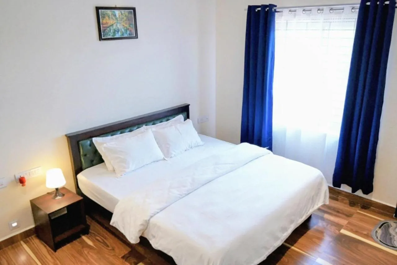 Bed in Coastal Pearl Home Stay, Private Rooms & Villas Murudeshwar