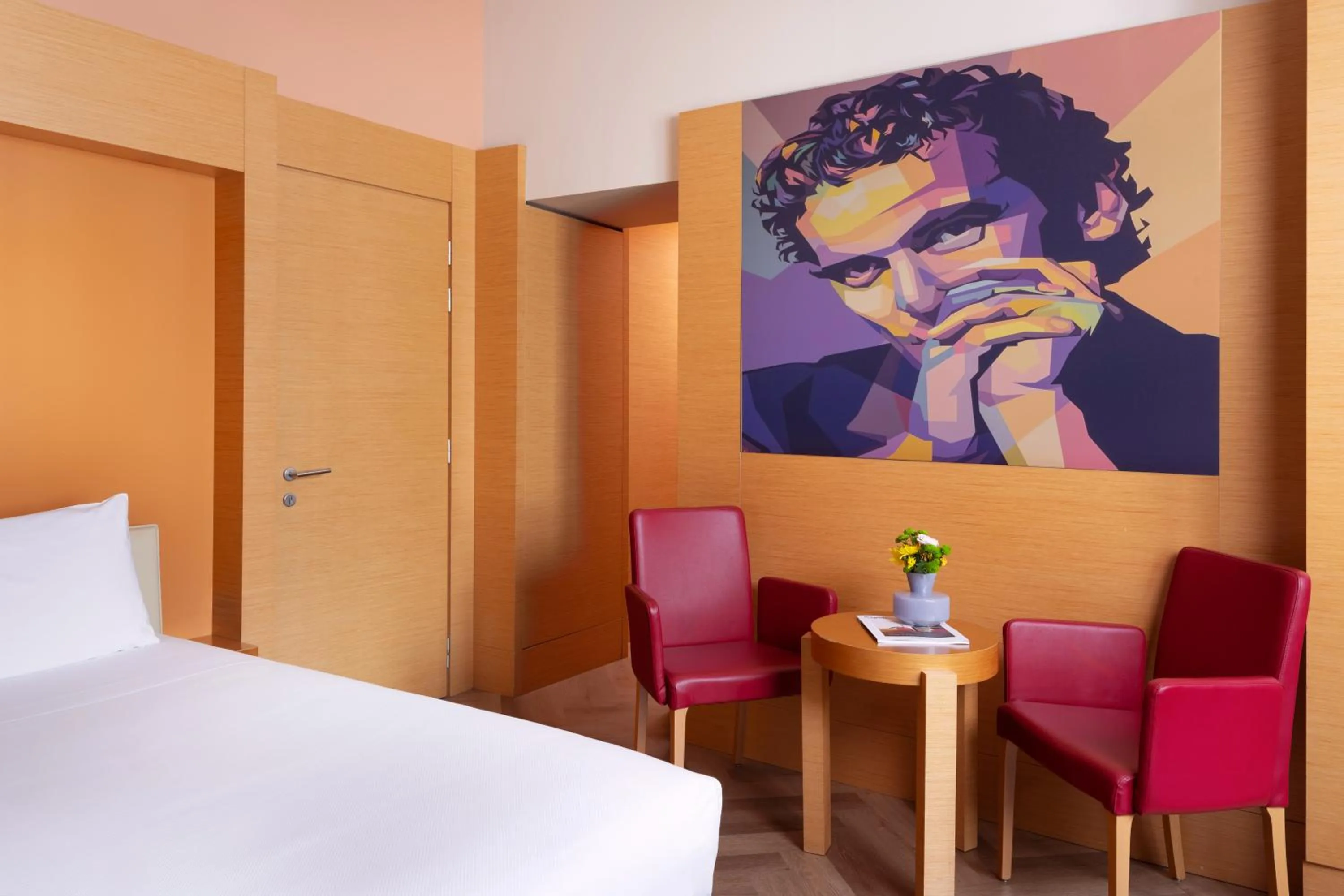 Bed in UNA Hotels Napoli