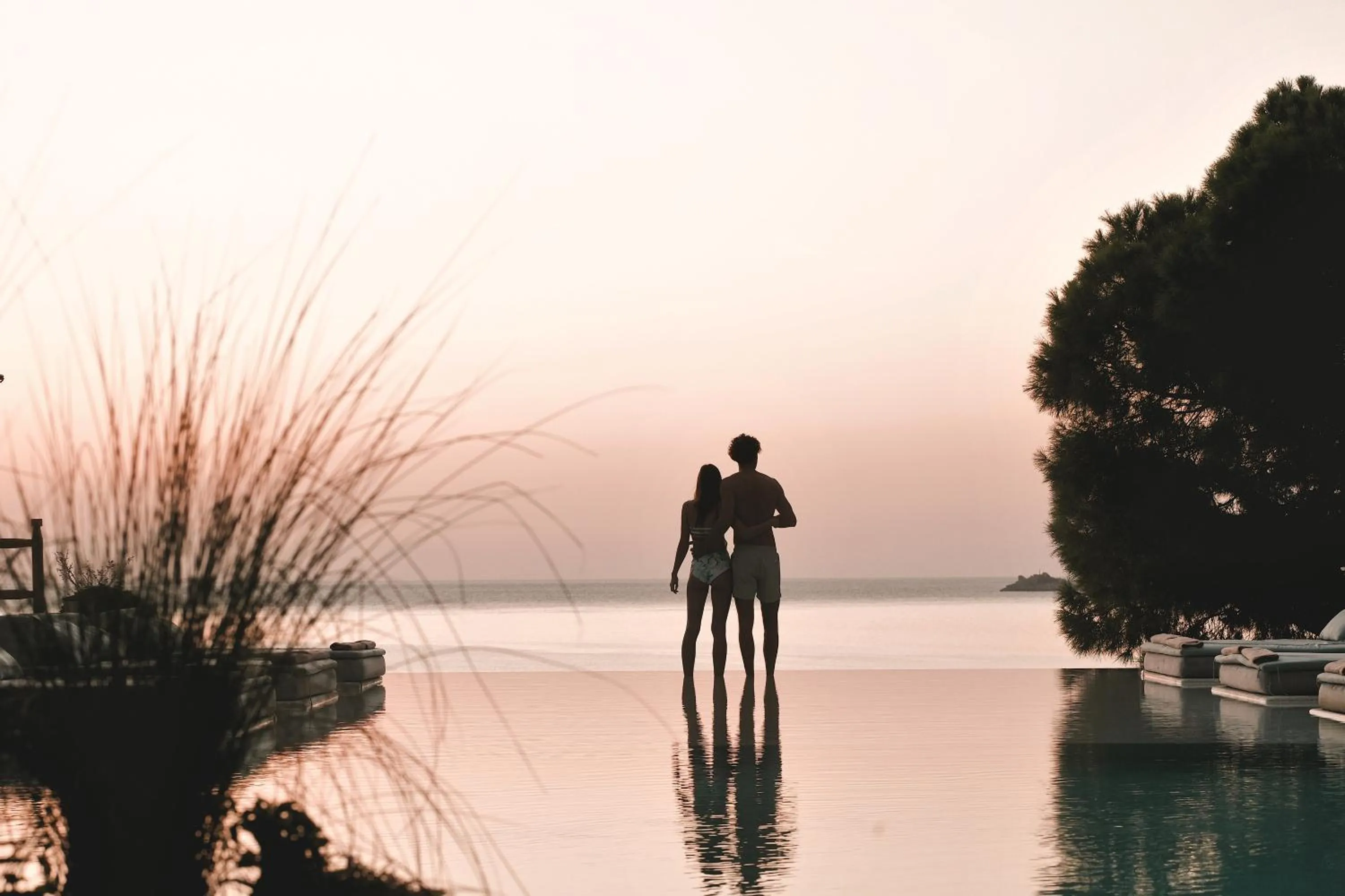Pool view in Perios Beach House - Adults Only