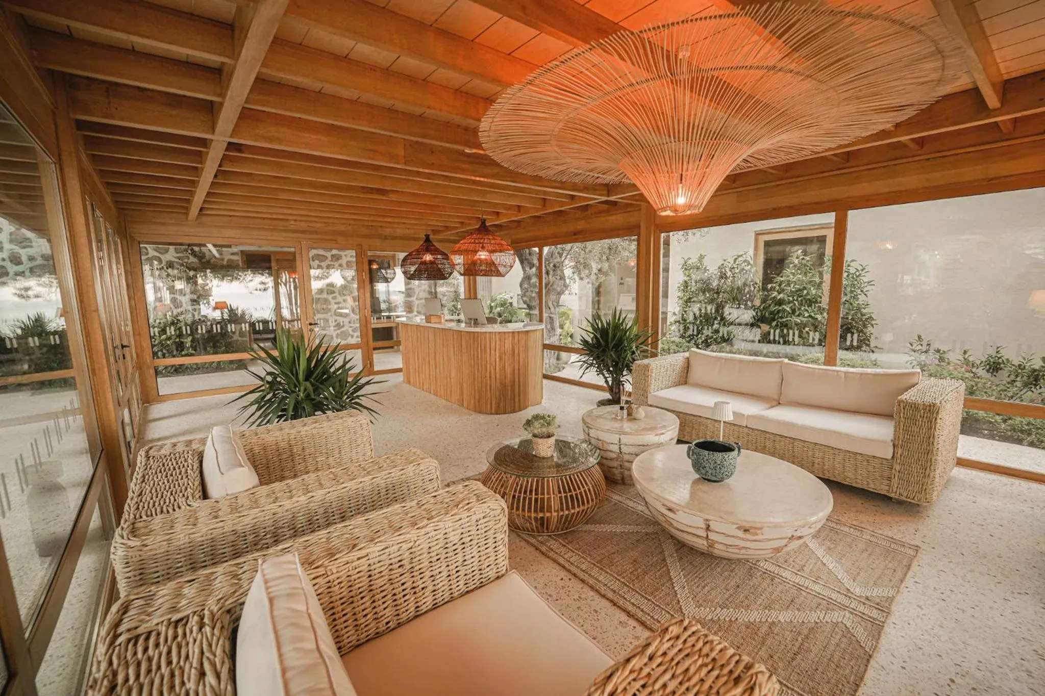 Lobby or reception in Perios Beach House - Adults Only