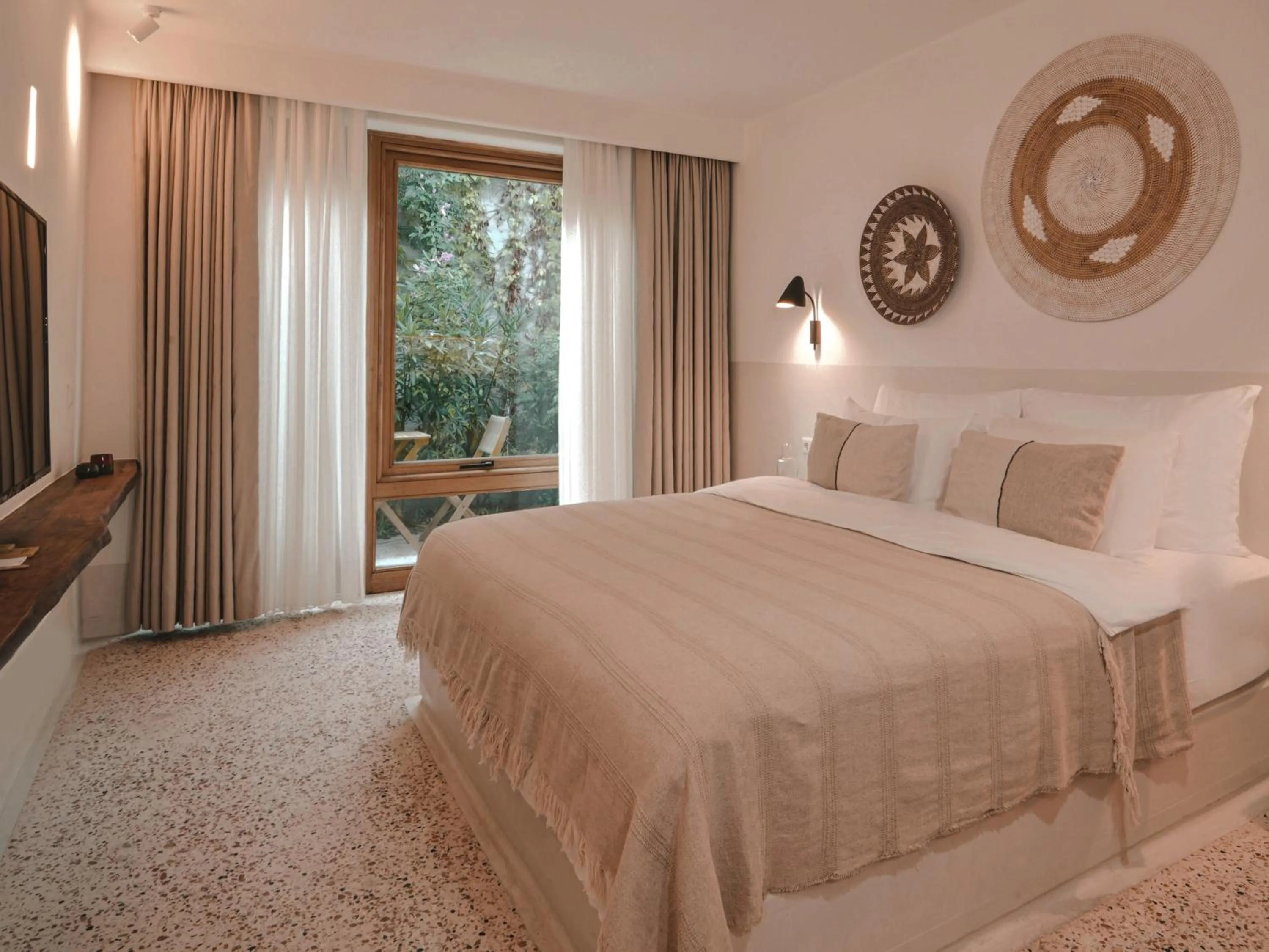 Bedroom in Perios Beach House - Adults Only