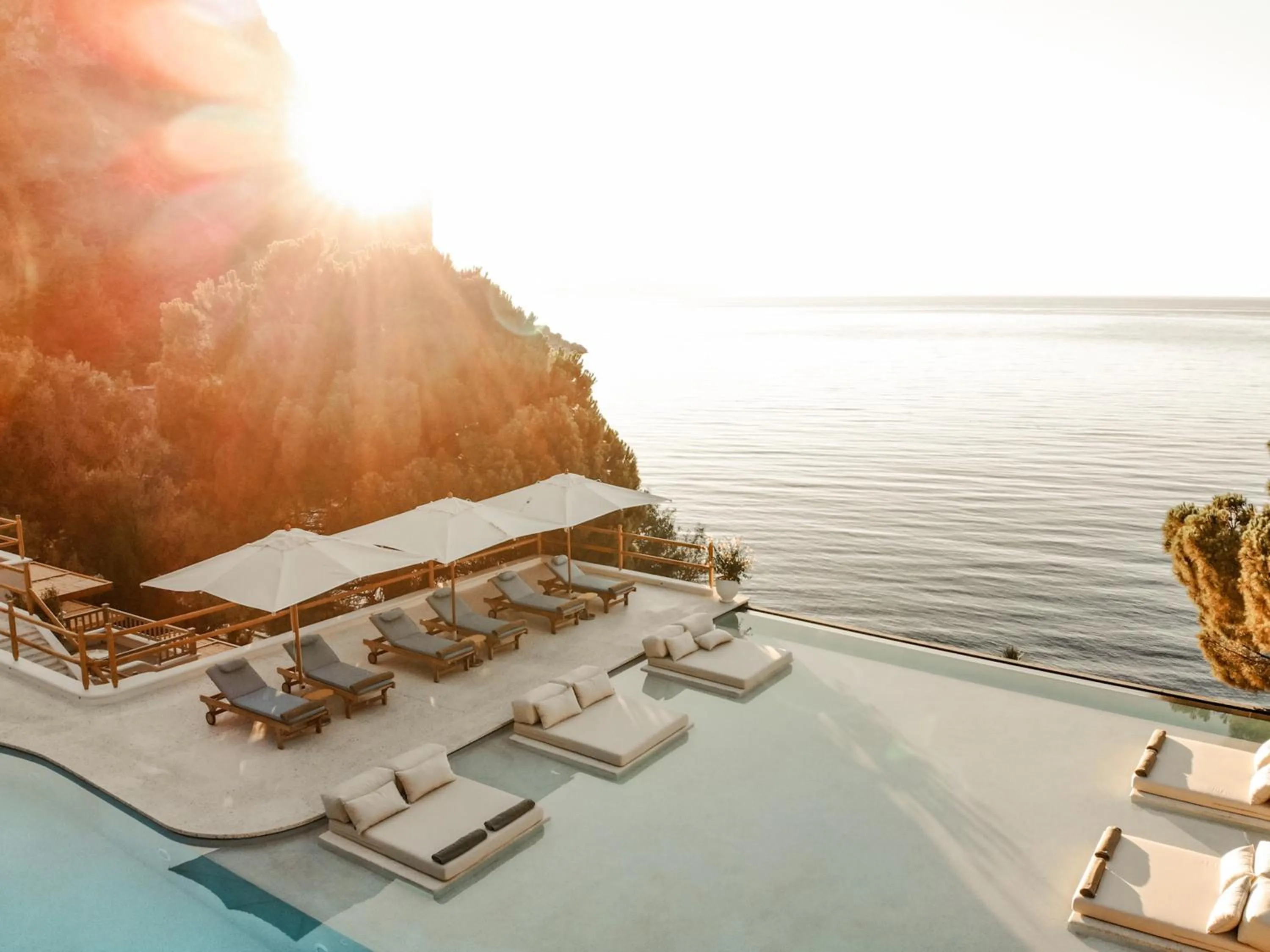 Pool view in Perios Beach House - Adults Only