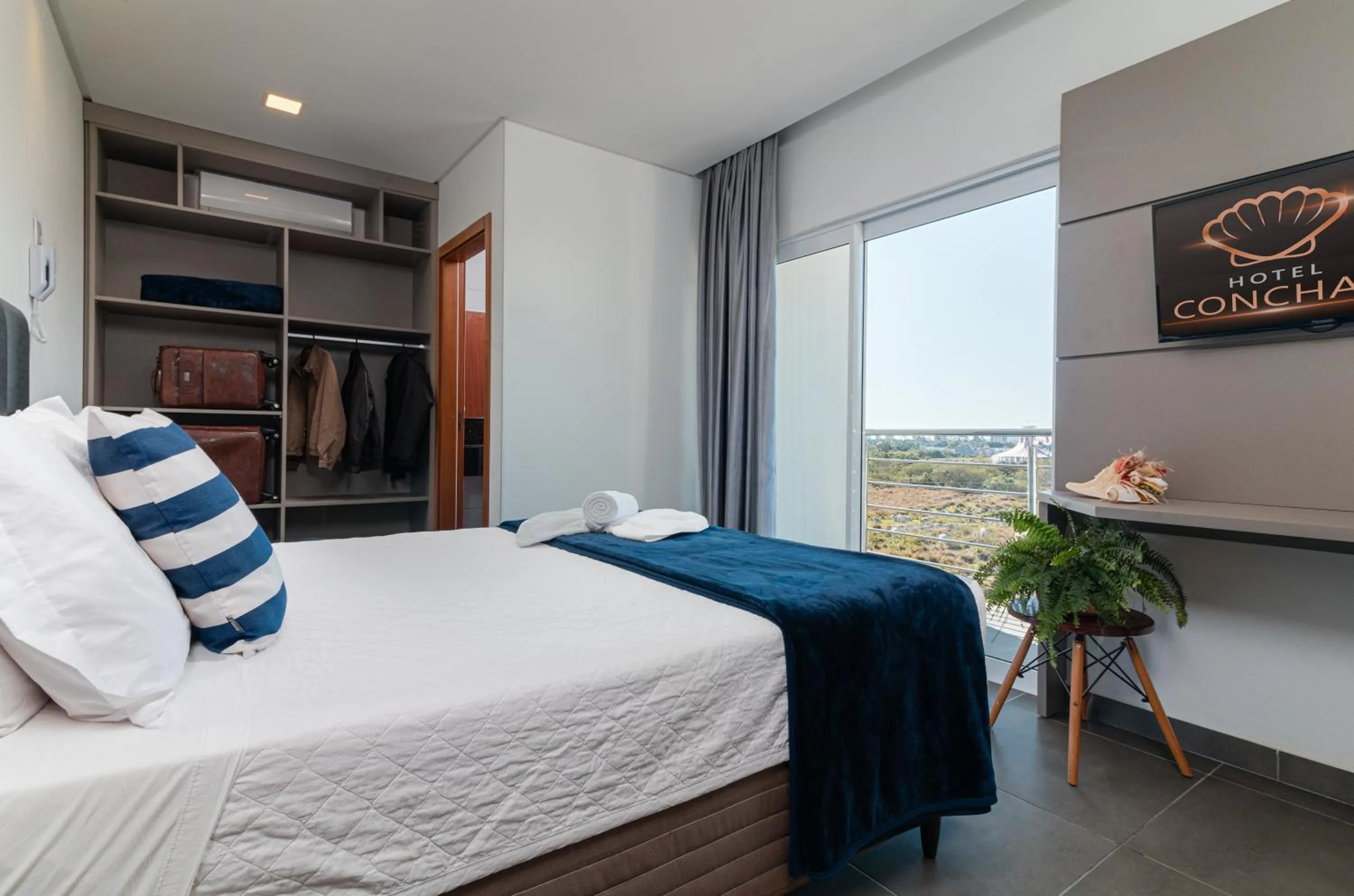 Bed in Hotel Conchas