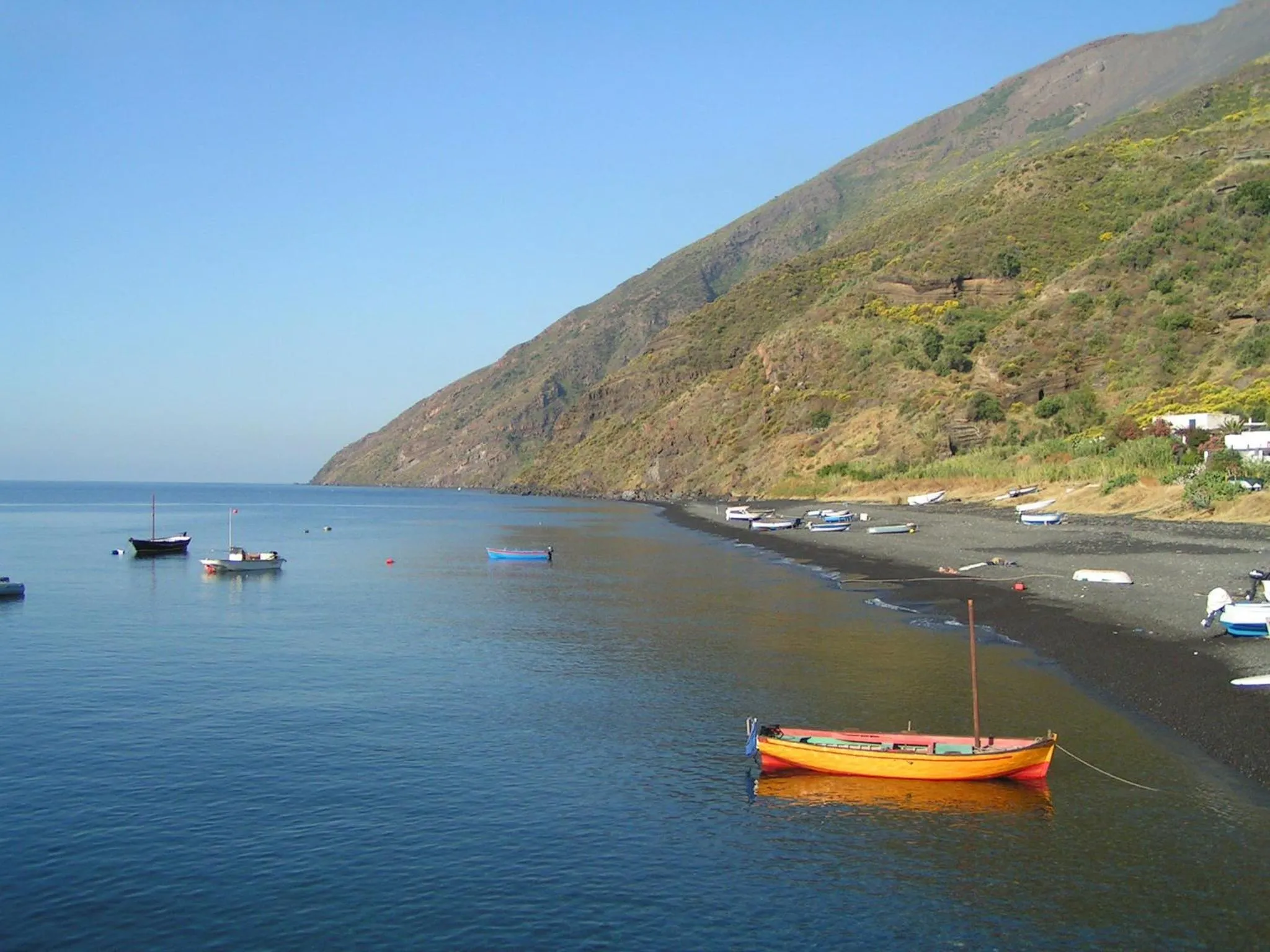 Natural landscape in Hotel Ossidiana Stromboli Center