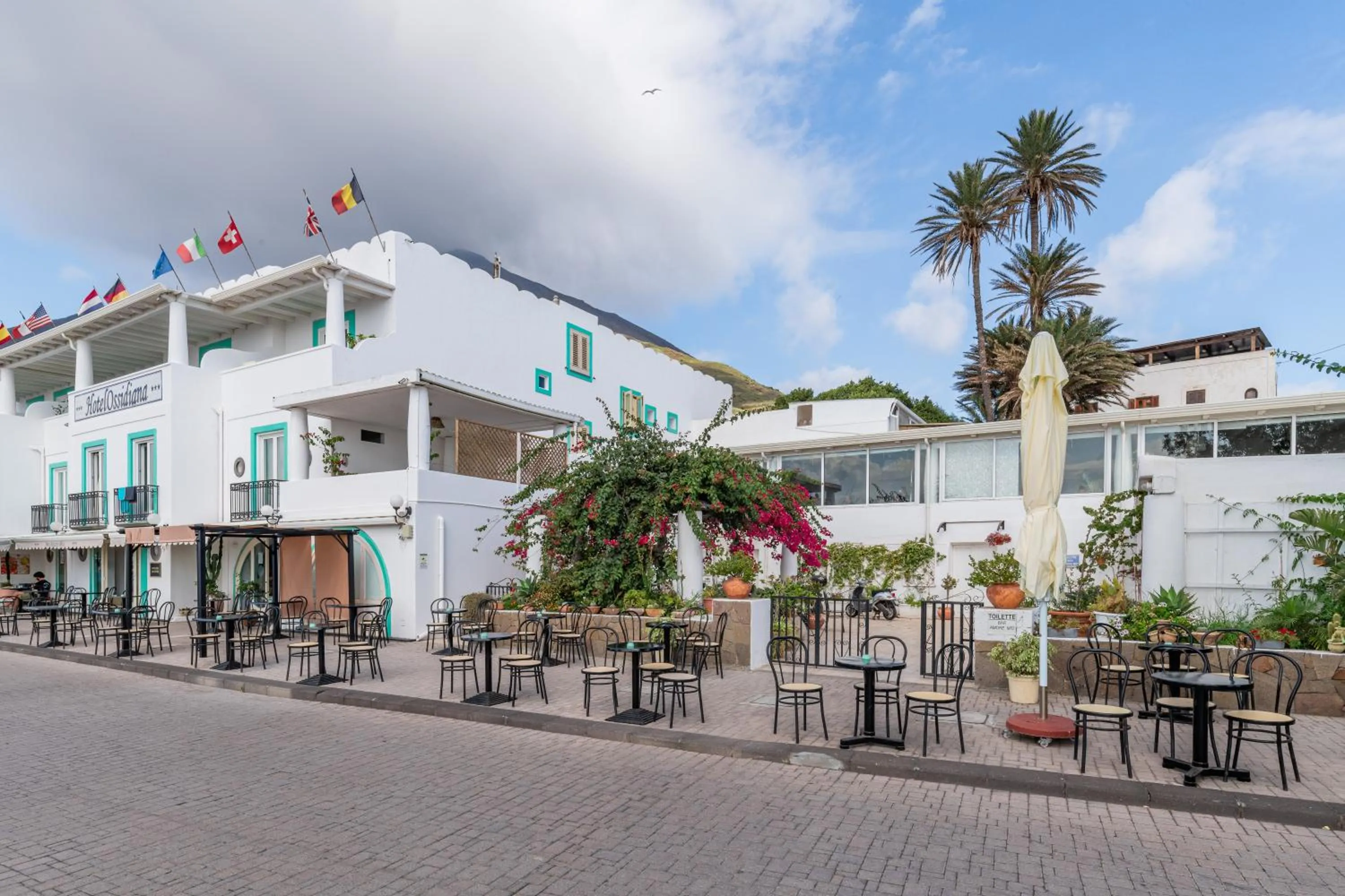 Property building in Hotel Ossidiana Stromboli Center