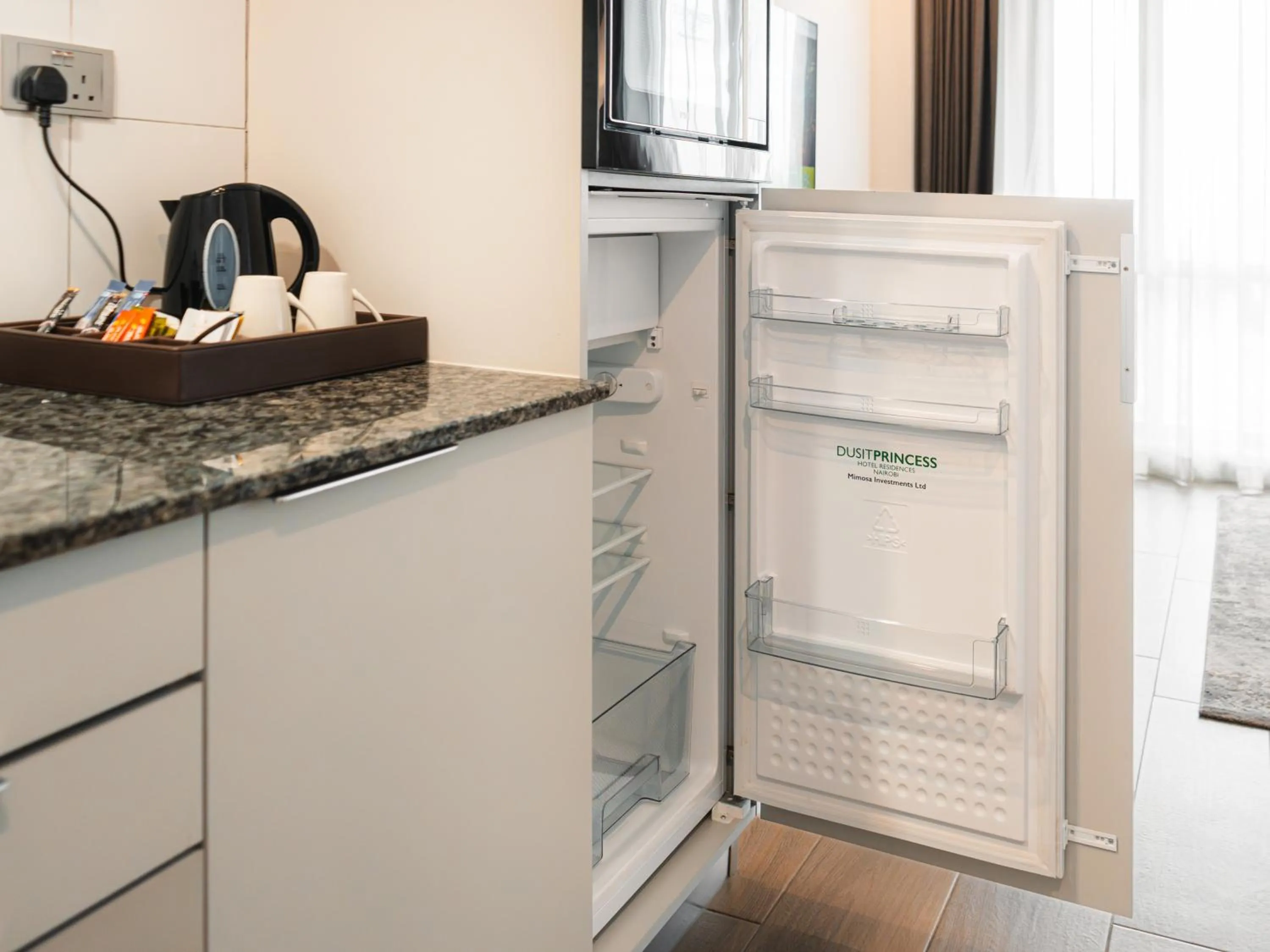 Kitchen or kitchenette in Dusit Princess Hotel Residences Nairobi