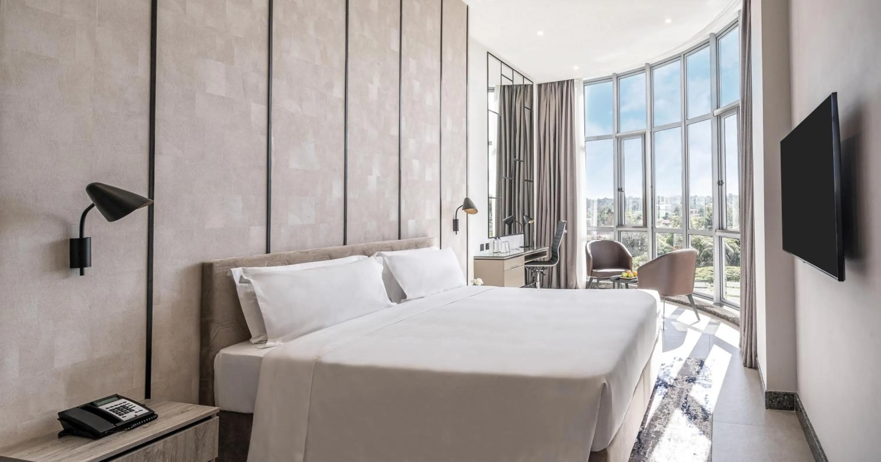 Bed in Dusit Princess Hotel Residences Nairobi