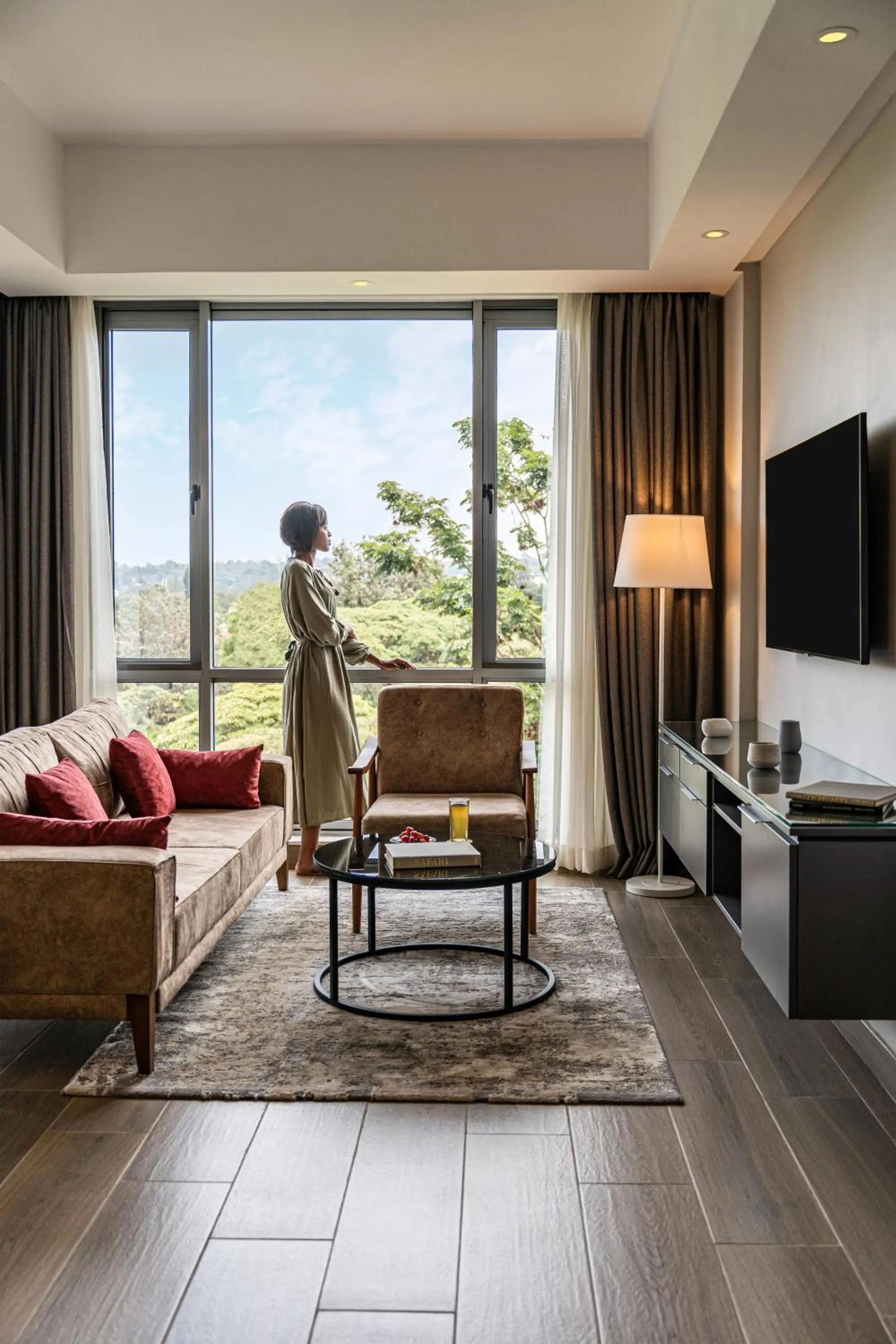 Living room in Dusit Princess Hotel Residences Nairobi