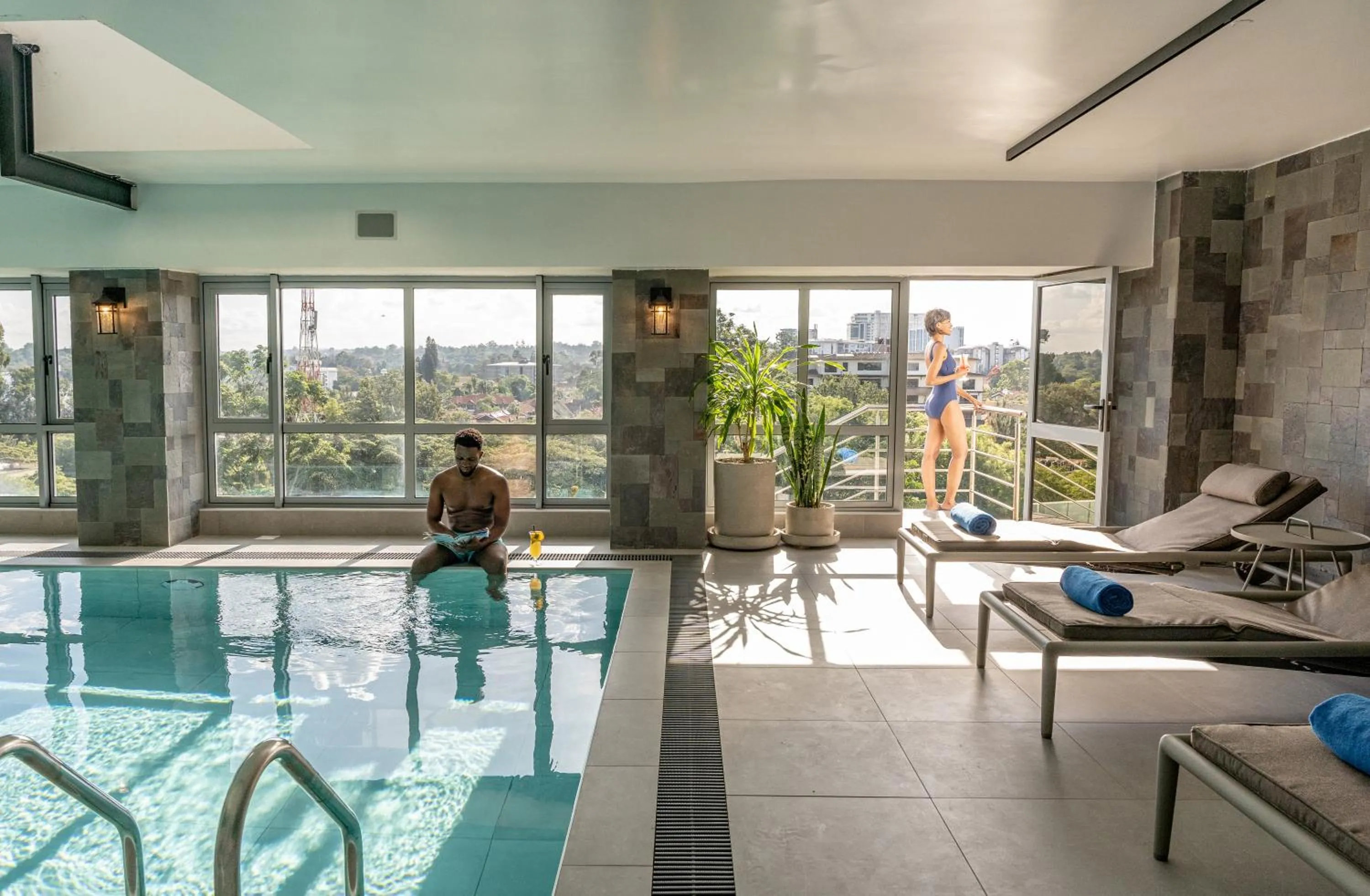 Swimming pool in Dusit Princess Hotel Residences Nairobi