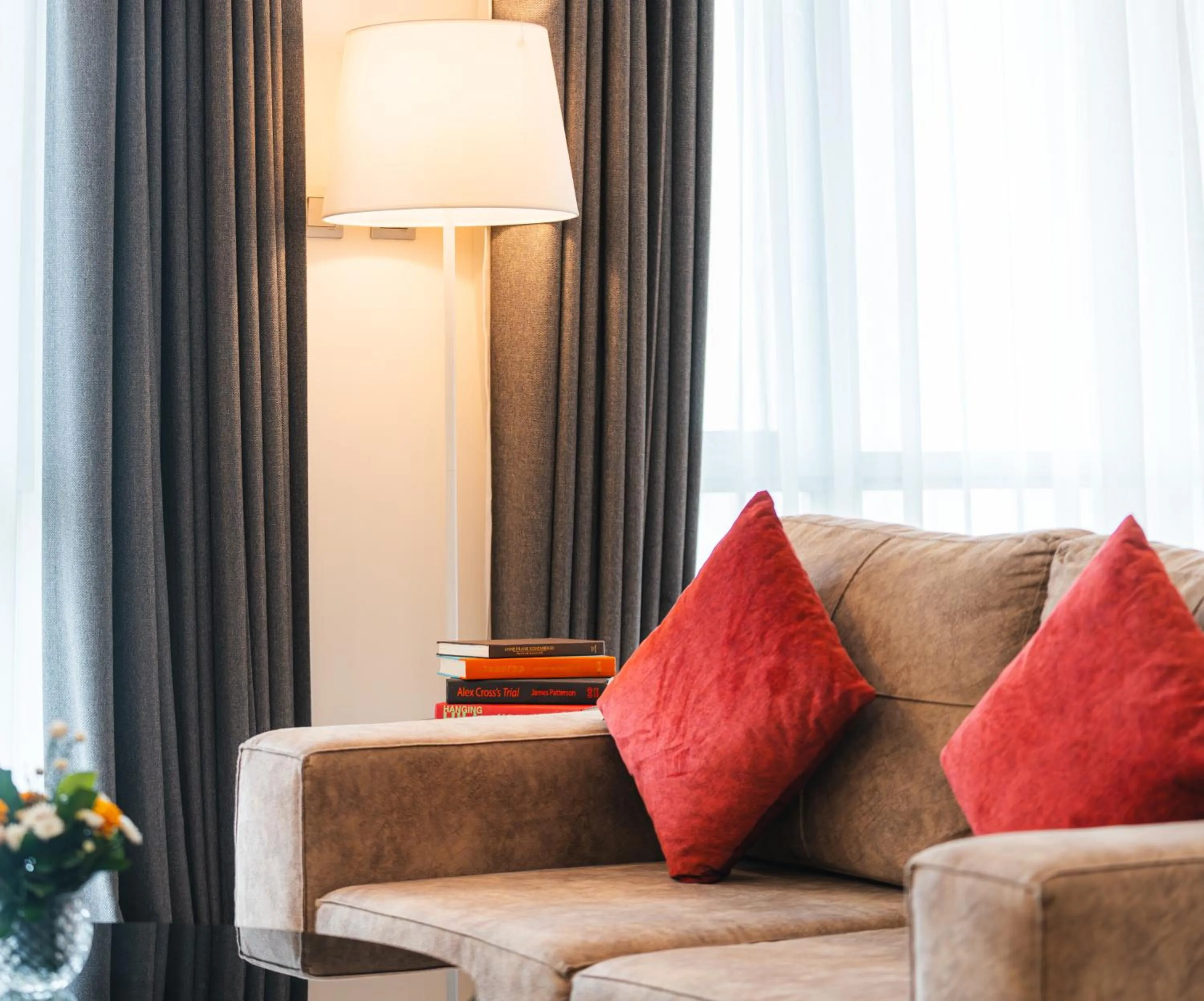 Seating area in Dusit Princess Hotel Residences Nairobi