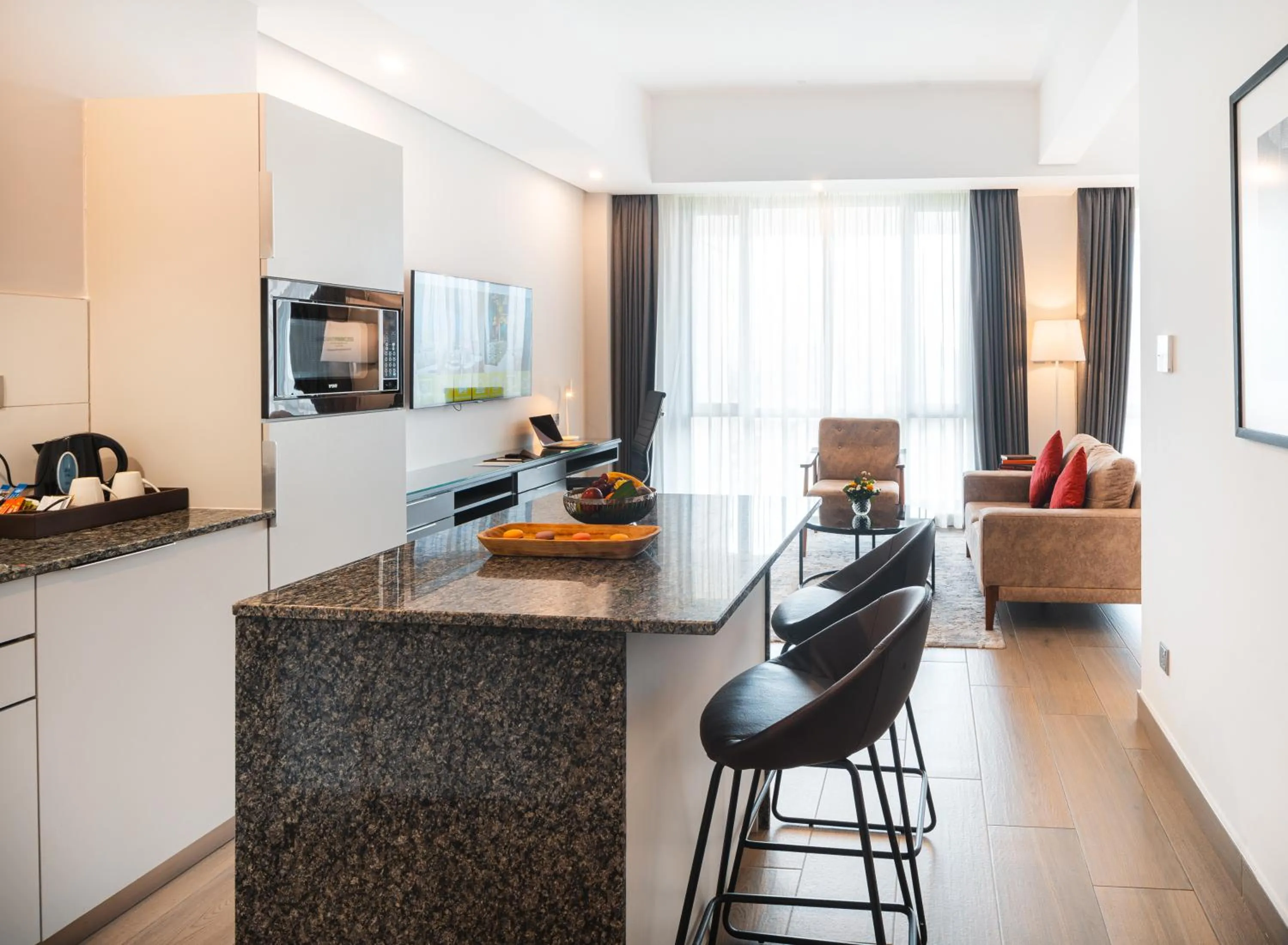 Kitchen or kitchenette in Dusit Princess Hotel Residences Nairobi