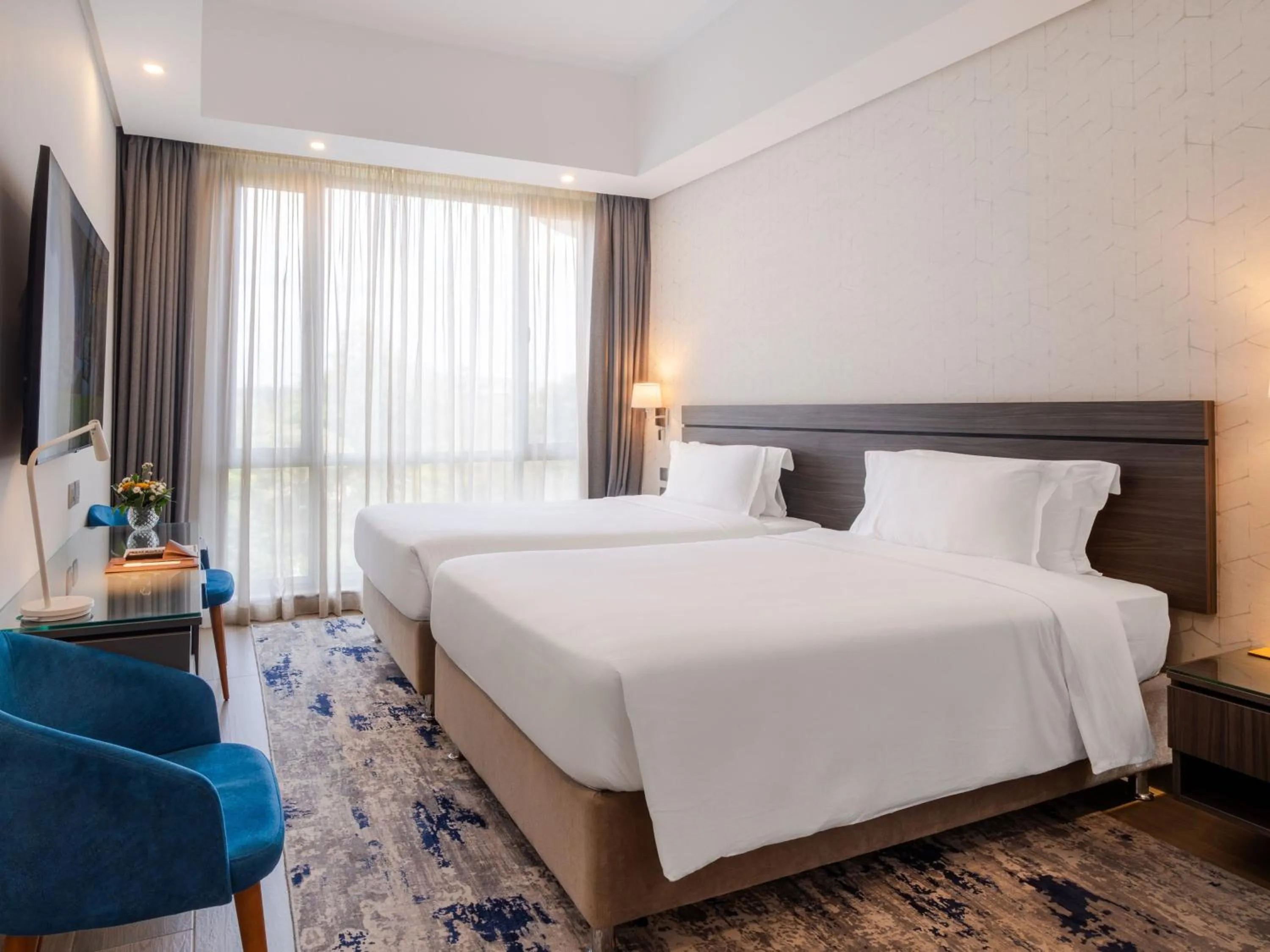 Bed in Dusit Princess Hotel Residences Nairobi