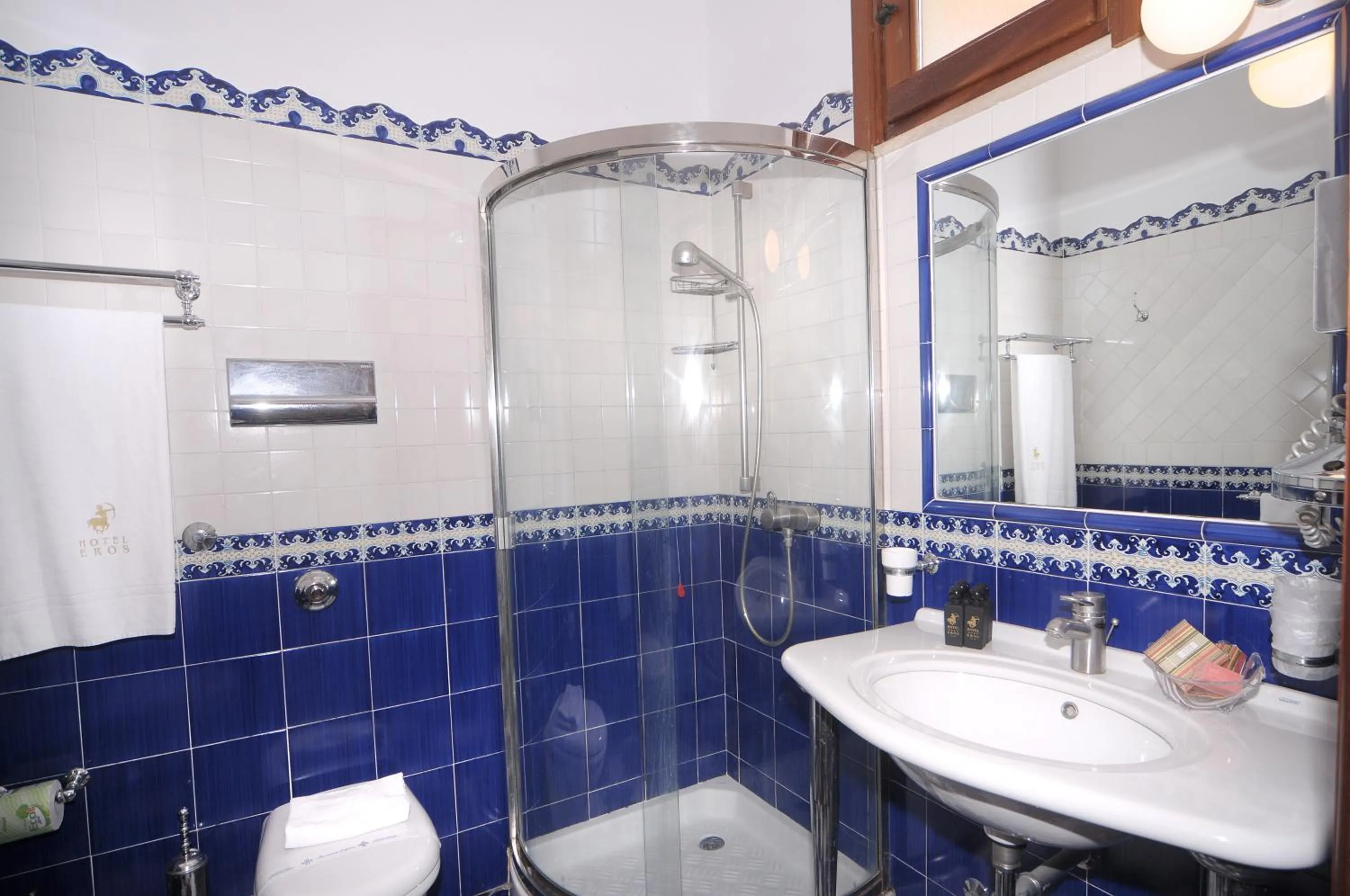 Shower in Hotel Eros