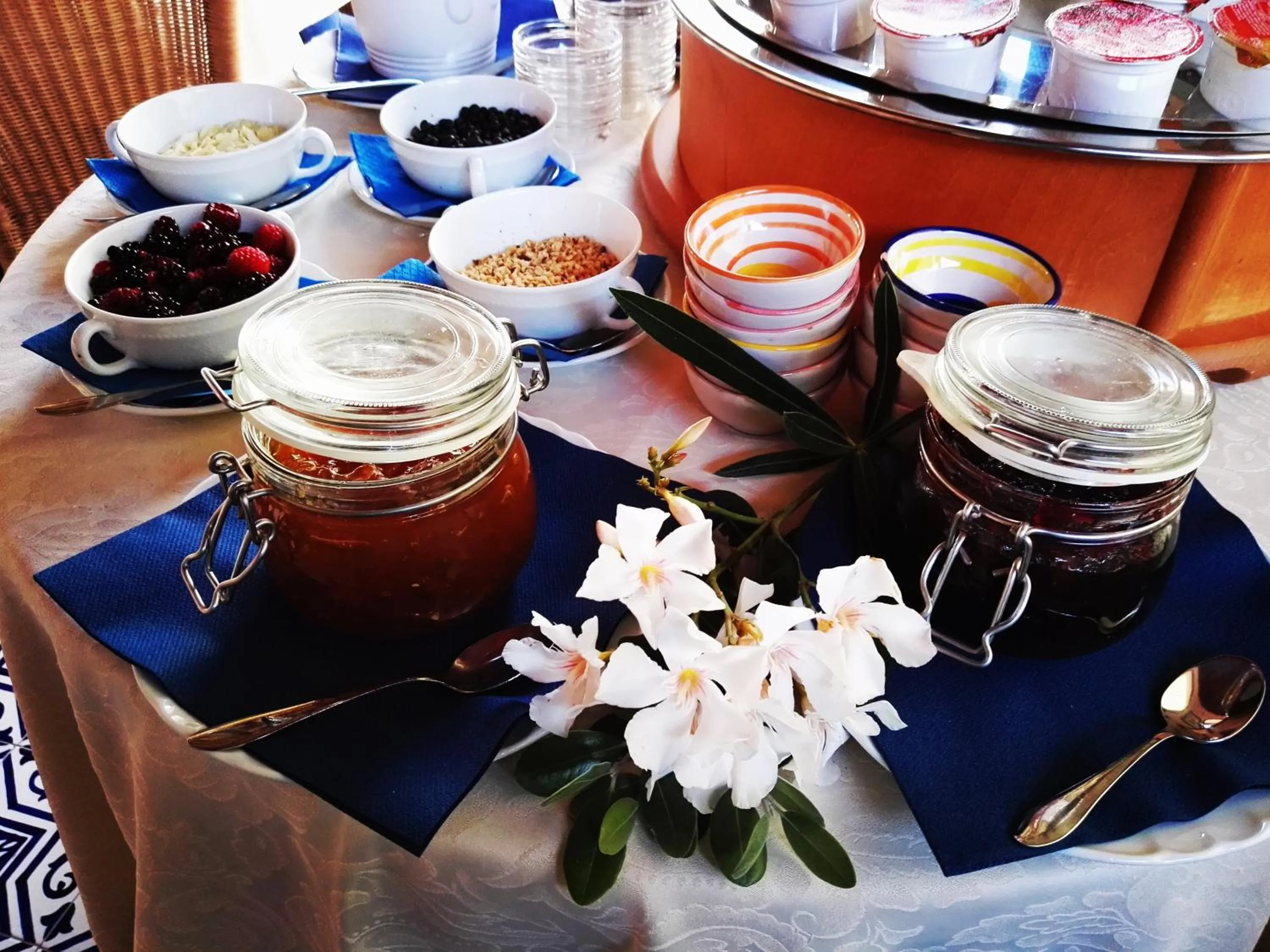 Food close-up in Hotel Eros