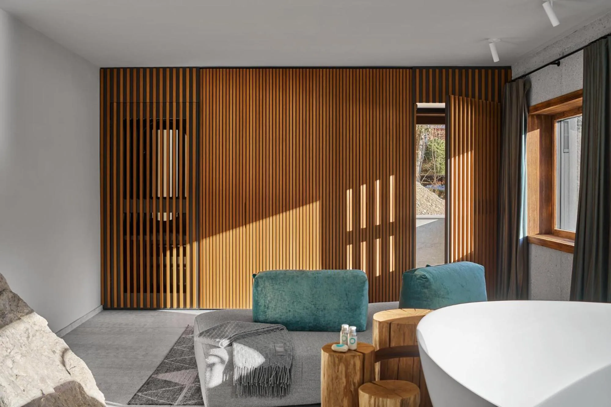 Seating area in Milka Boutique Hotel